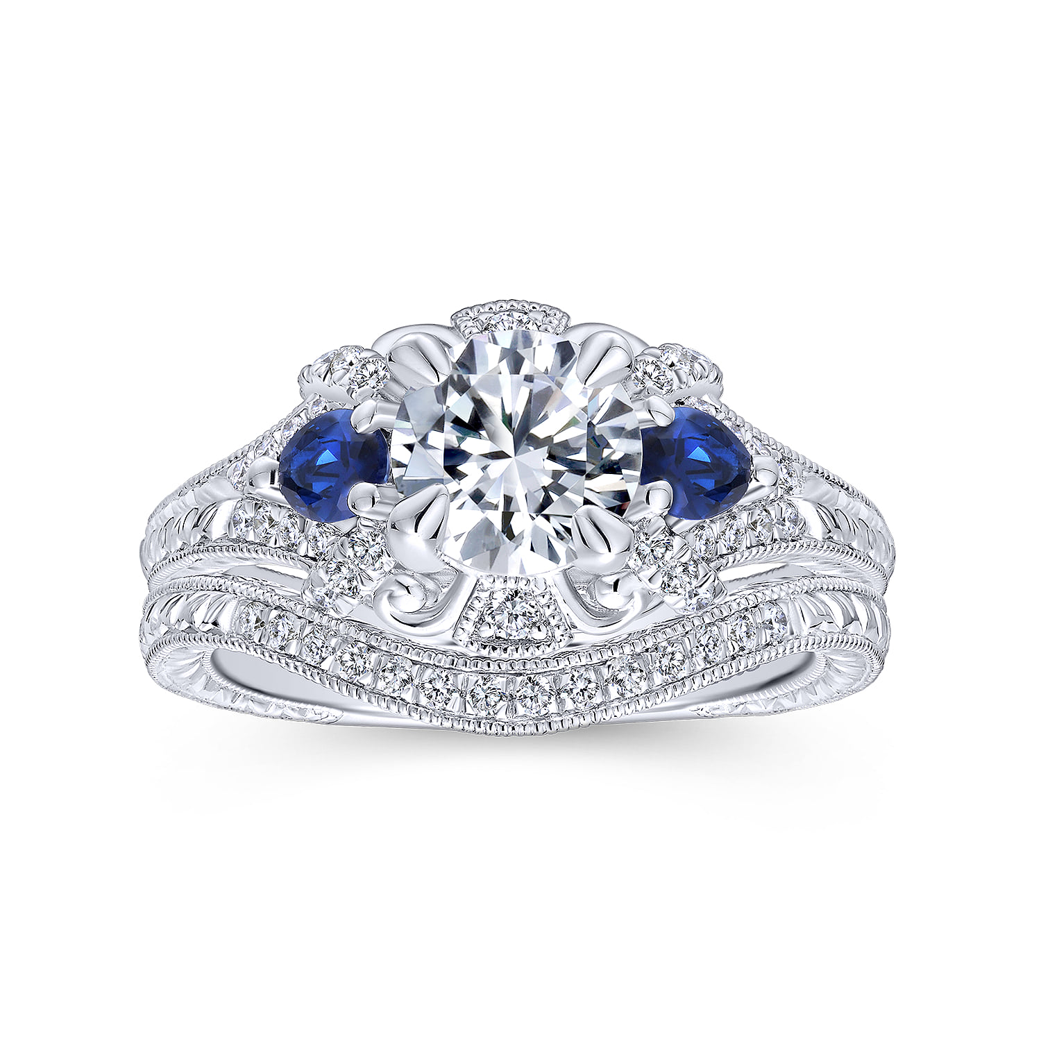 Matching Wedding Band in 14K White Gold, photograph 4