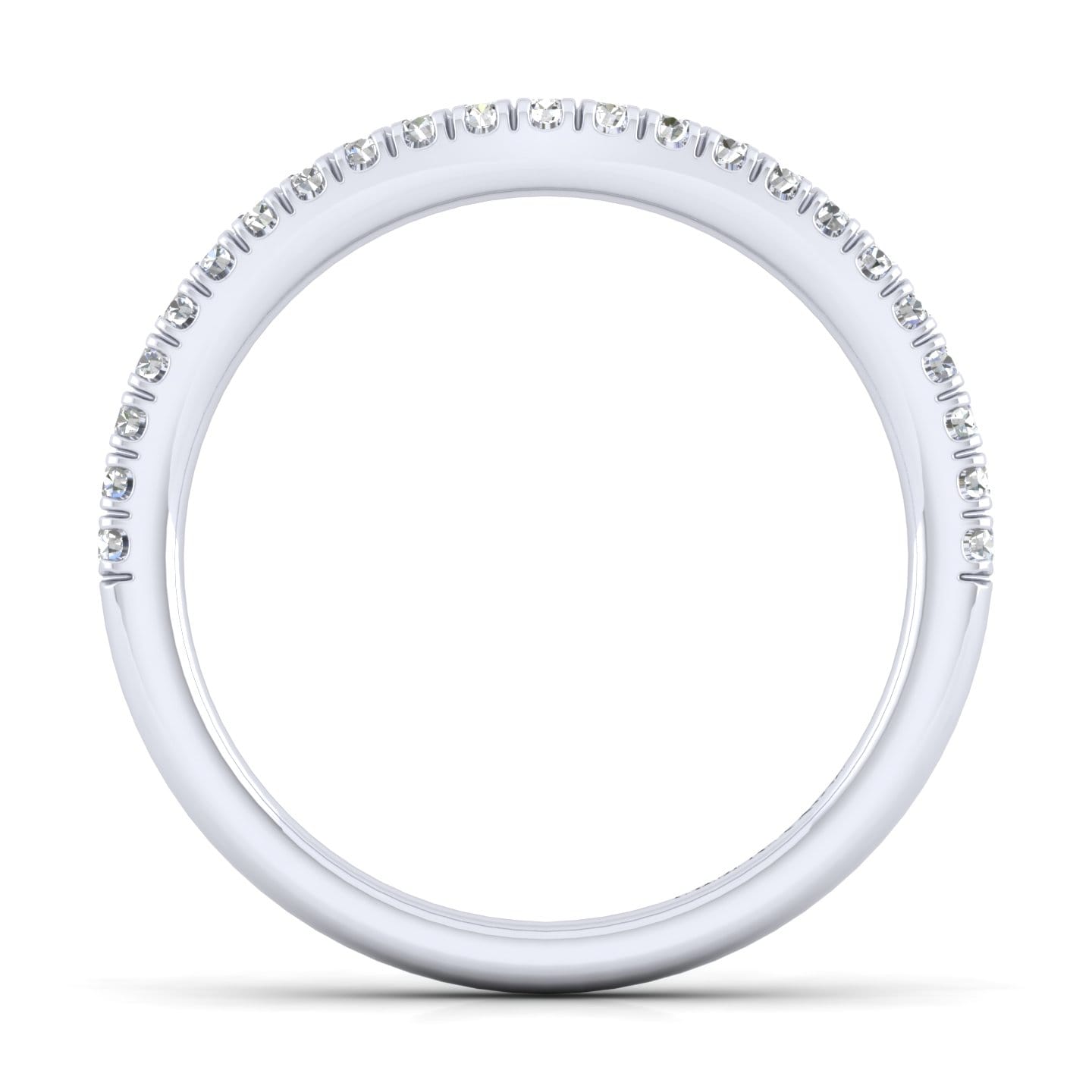 Matching Wedding Band in Platinum, photograph 2