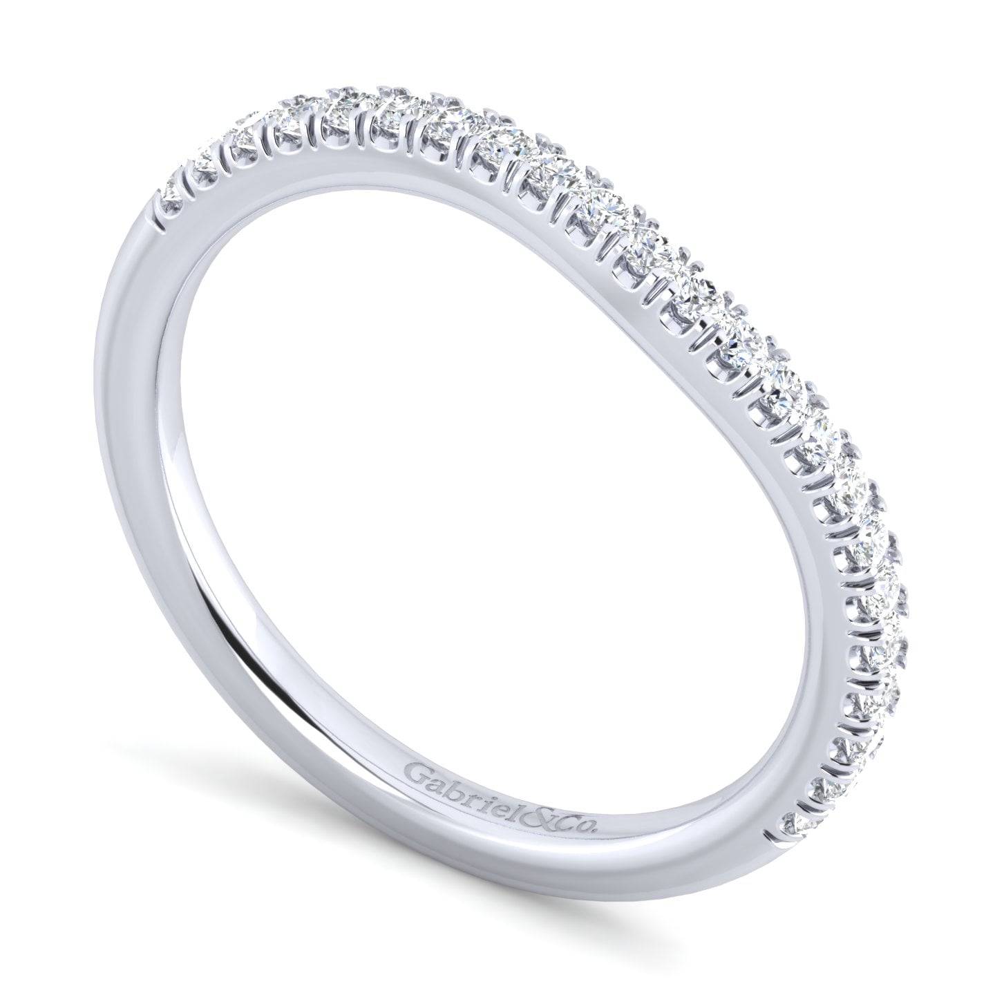 Matching Wedding Band in Platinum, photograph 3