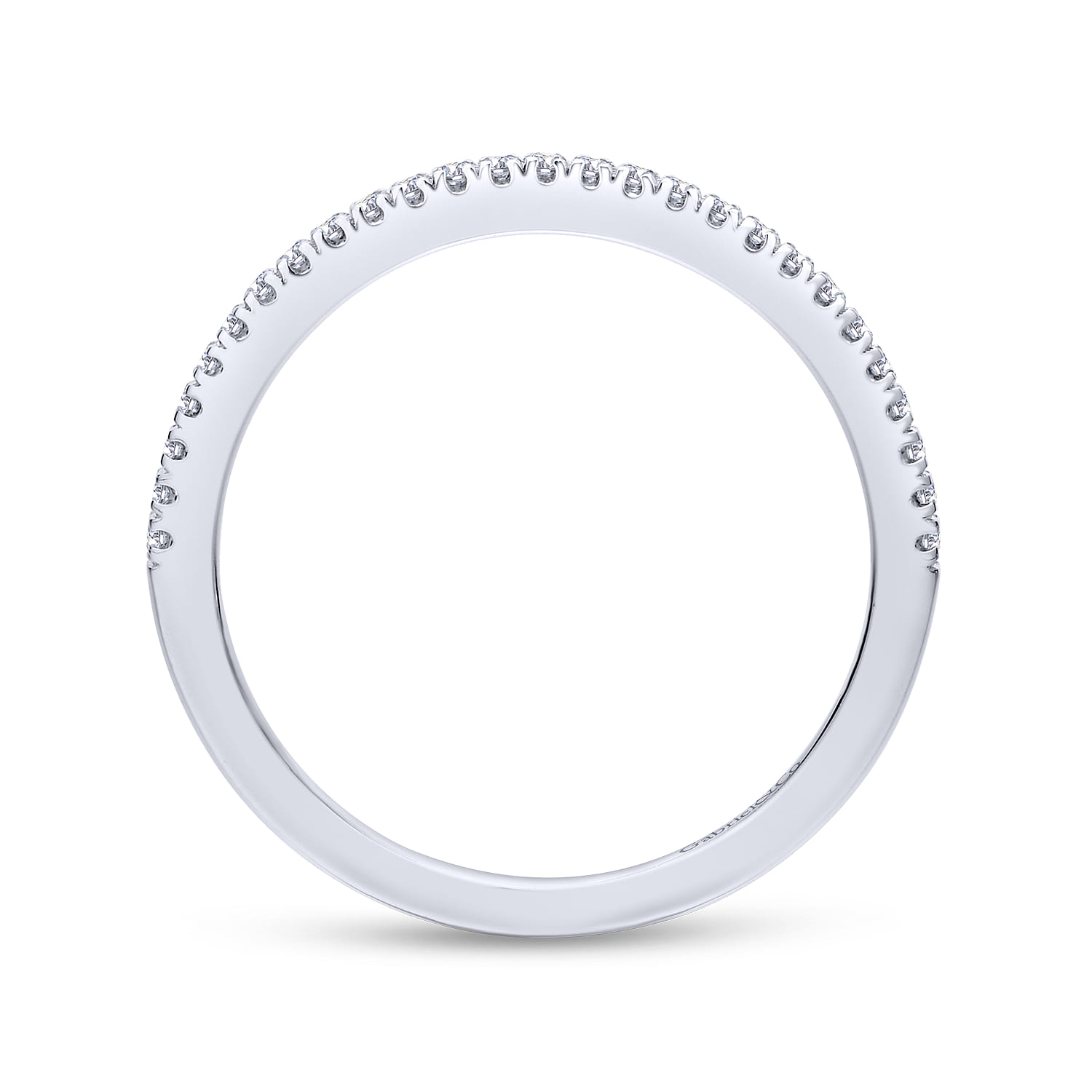 Matching Wedding Band in 14K White Gold, photograph 2