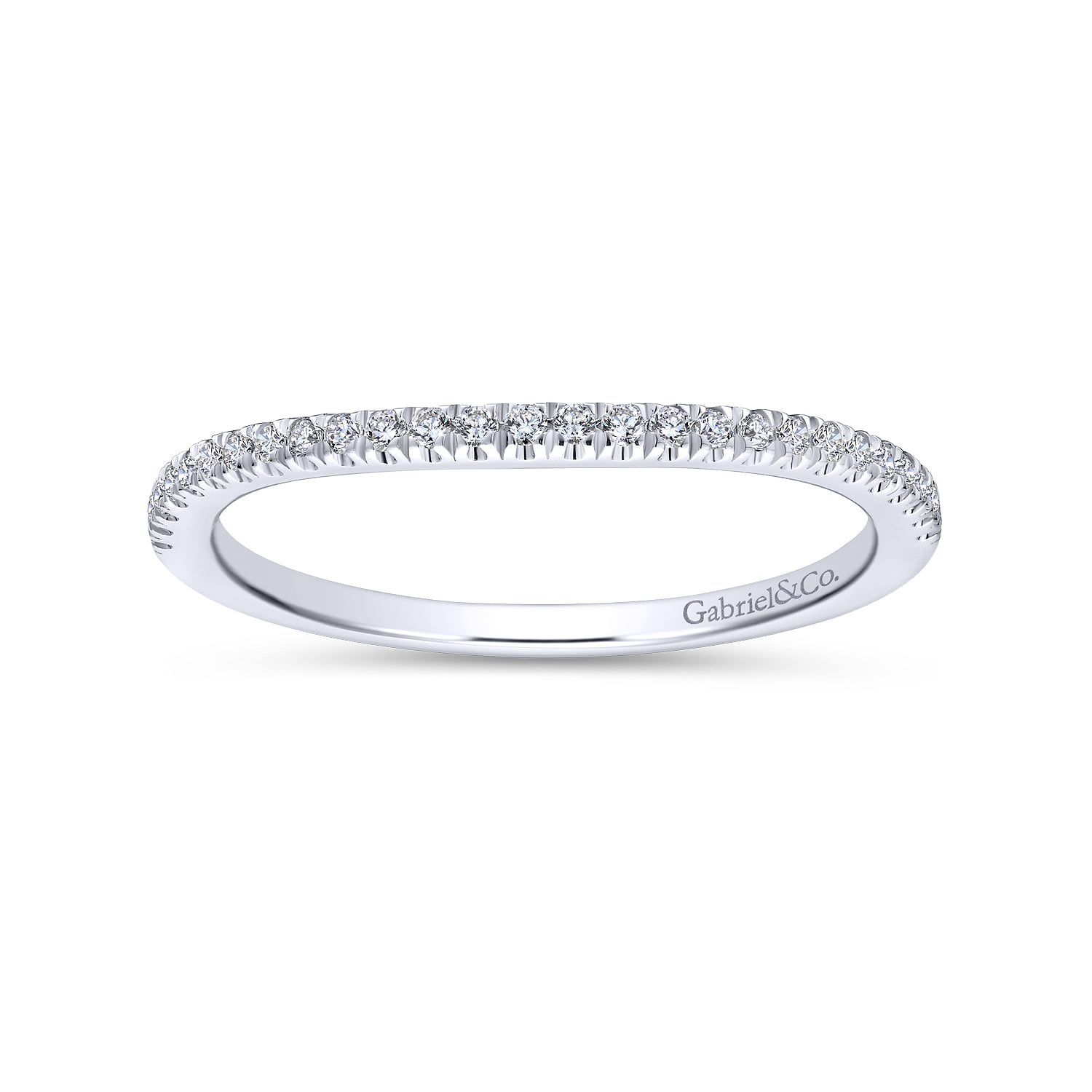 Matching Wedding Band in 14K White Gold, photograph 5