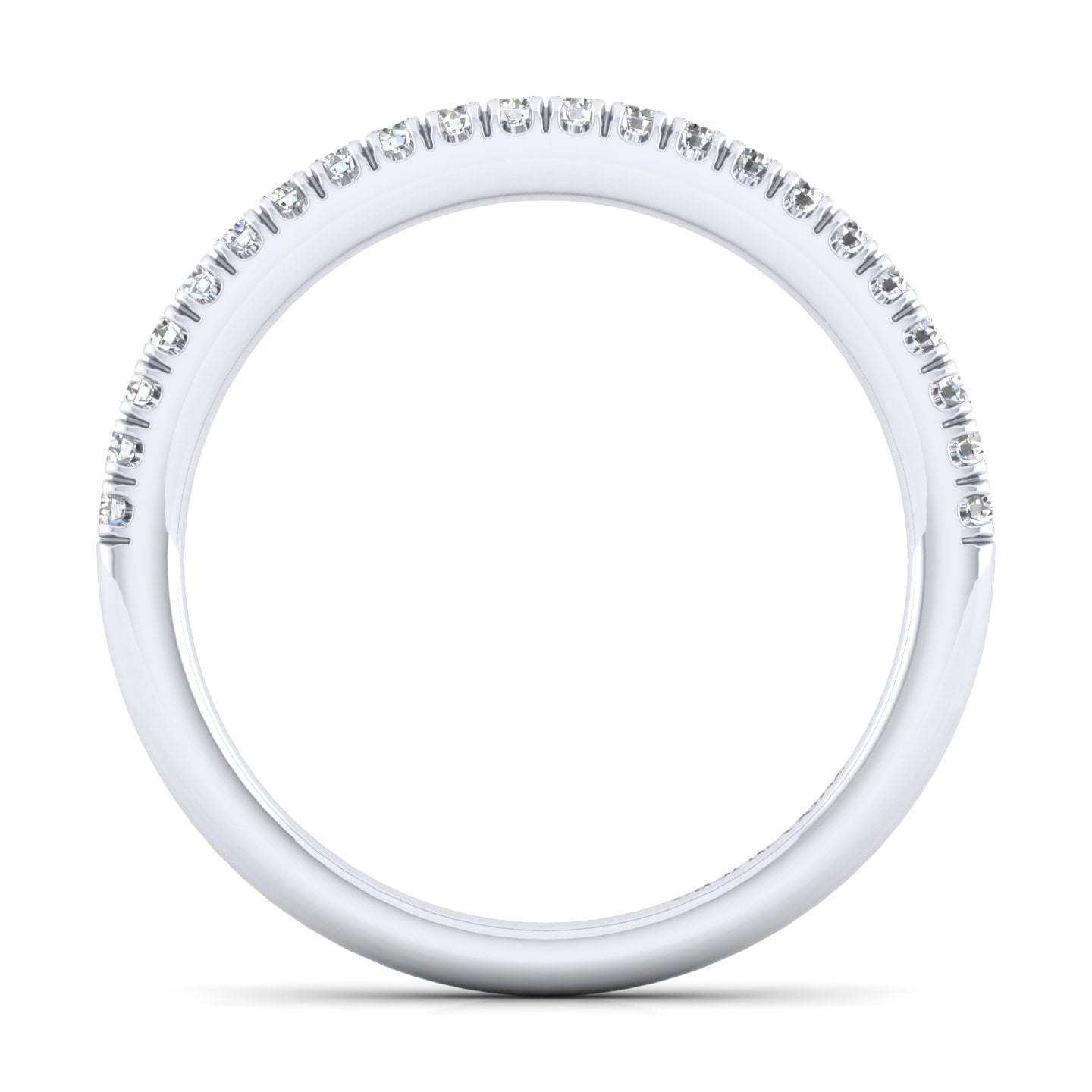Matching Wedding Band in Platinum, photograph 2