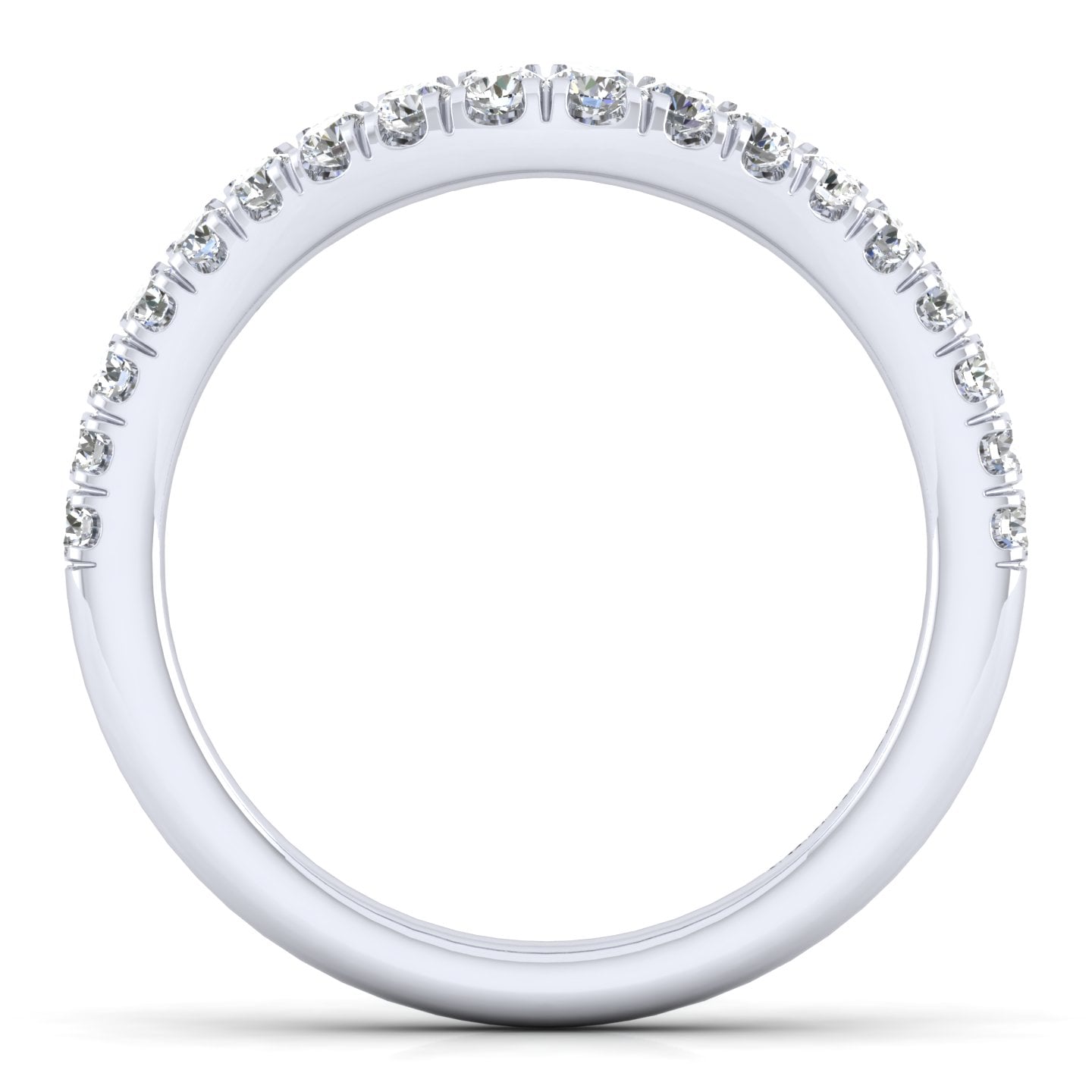 Matching Wedding Band in Platinum, photograph 2