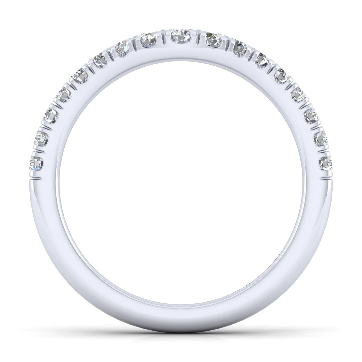 Matching Wedding Band in Platinum, photograph 2