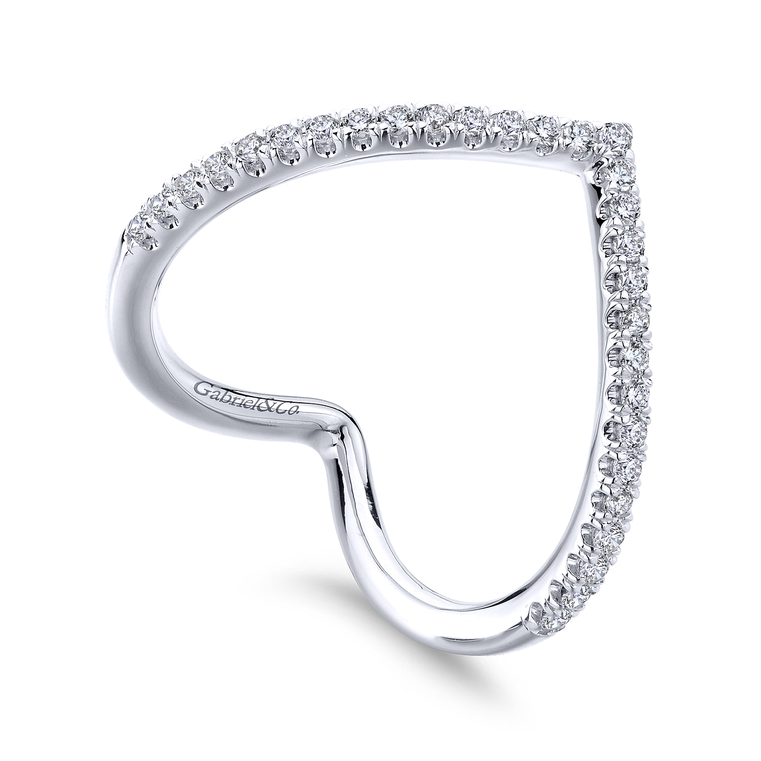 Matching Wedding Band in 14K White Gold, photograph 3