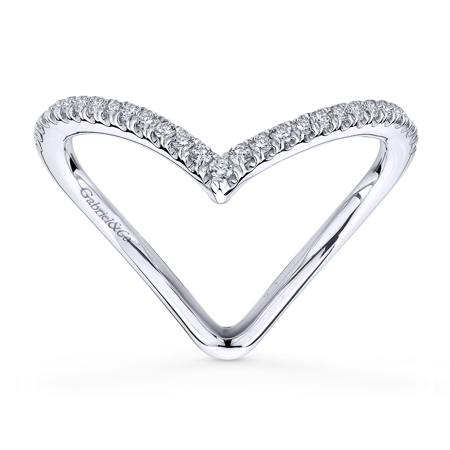 Matching Wedding Band in 14K White Gold, photograph 5