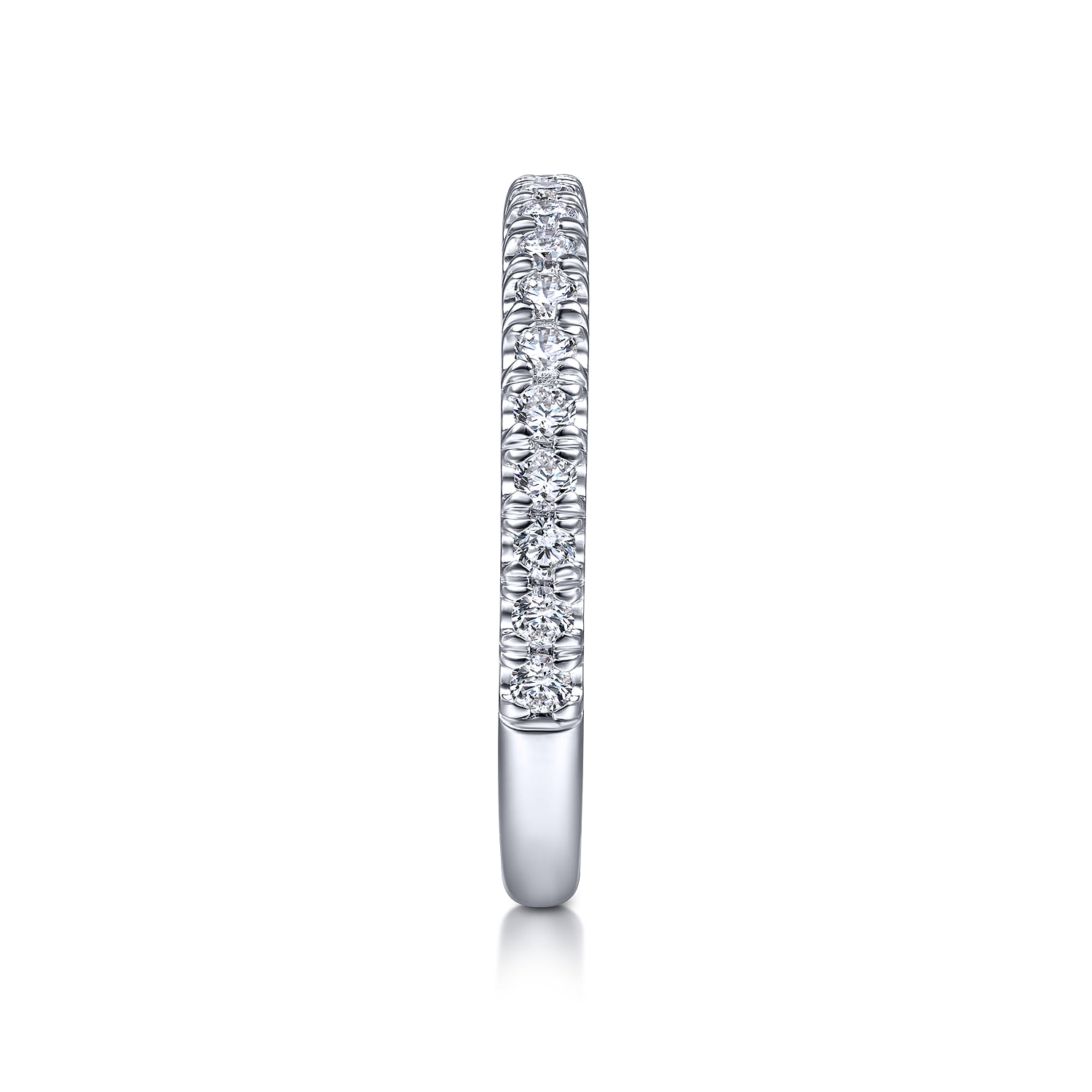 Matching Wedding Band in 14K White Gold, photograph 5