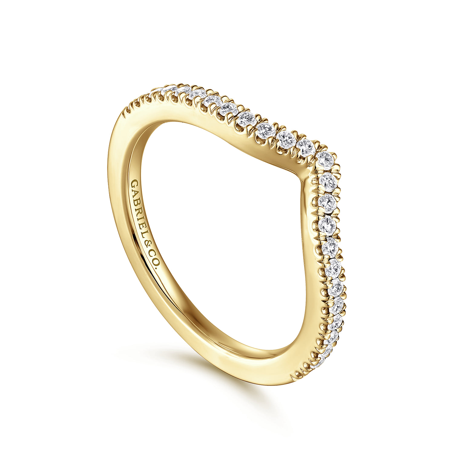 Matching Wedding Band in 14K Yellow Gold, photograph 3