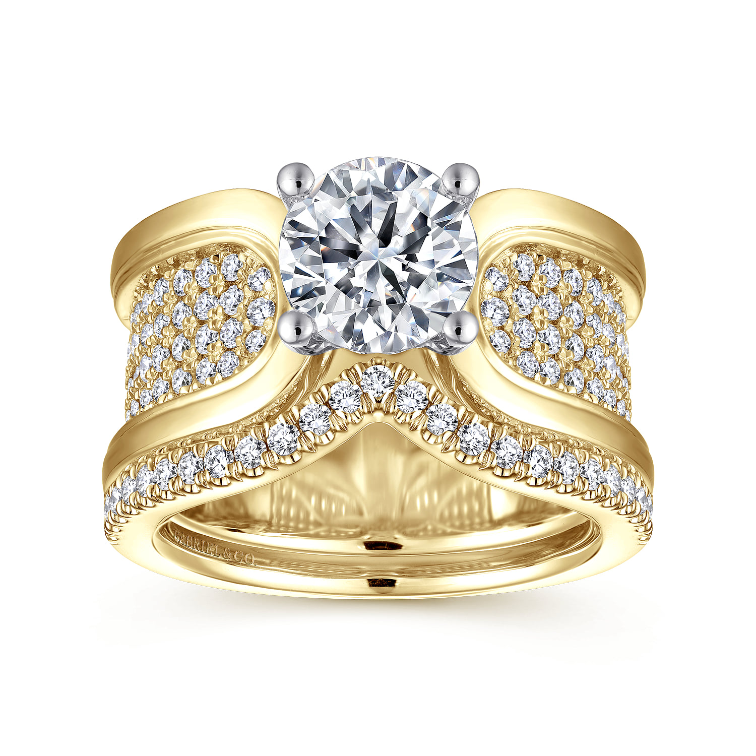Matching Wedding Band in 14K Yellow Gold, photograph 4