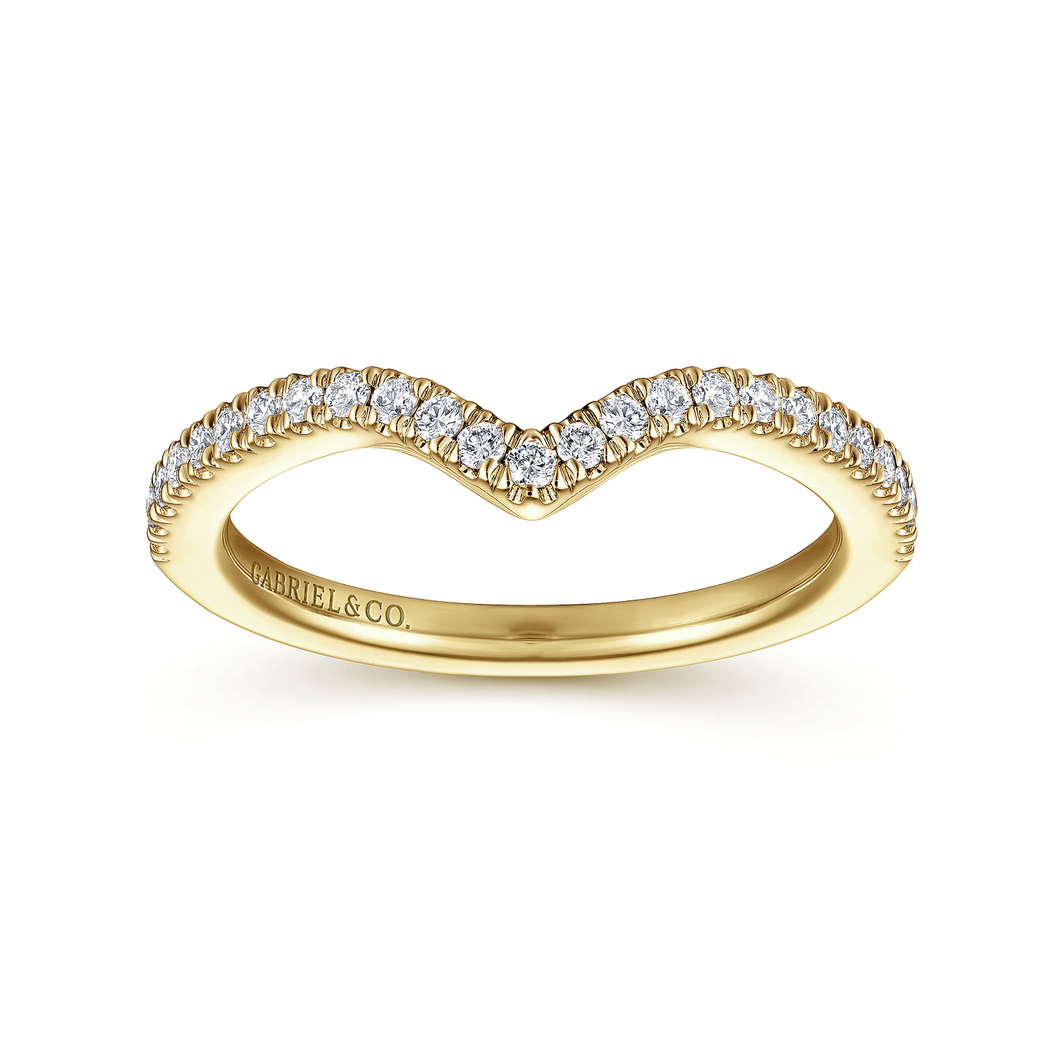 Matching Wedding Band in 14K Yellow Gold, photograph 5