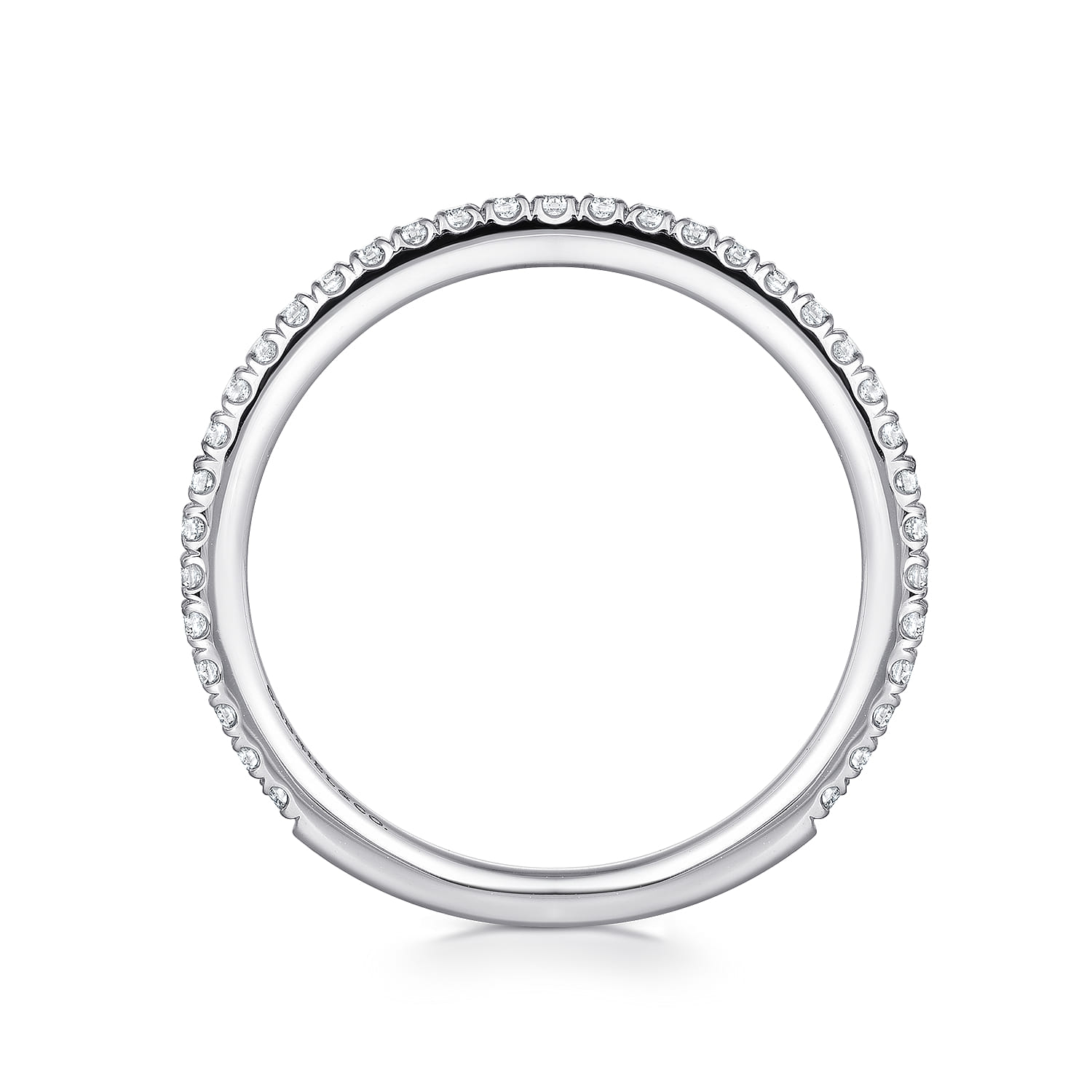 Matching Wedding Band in 14K White Gold, photograph 2