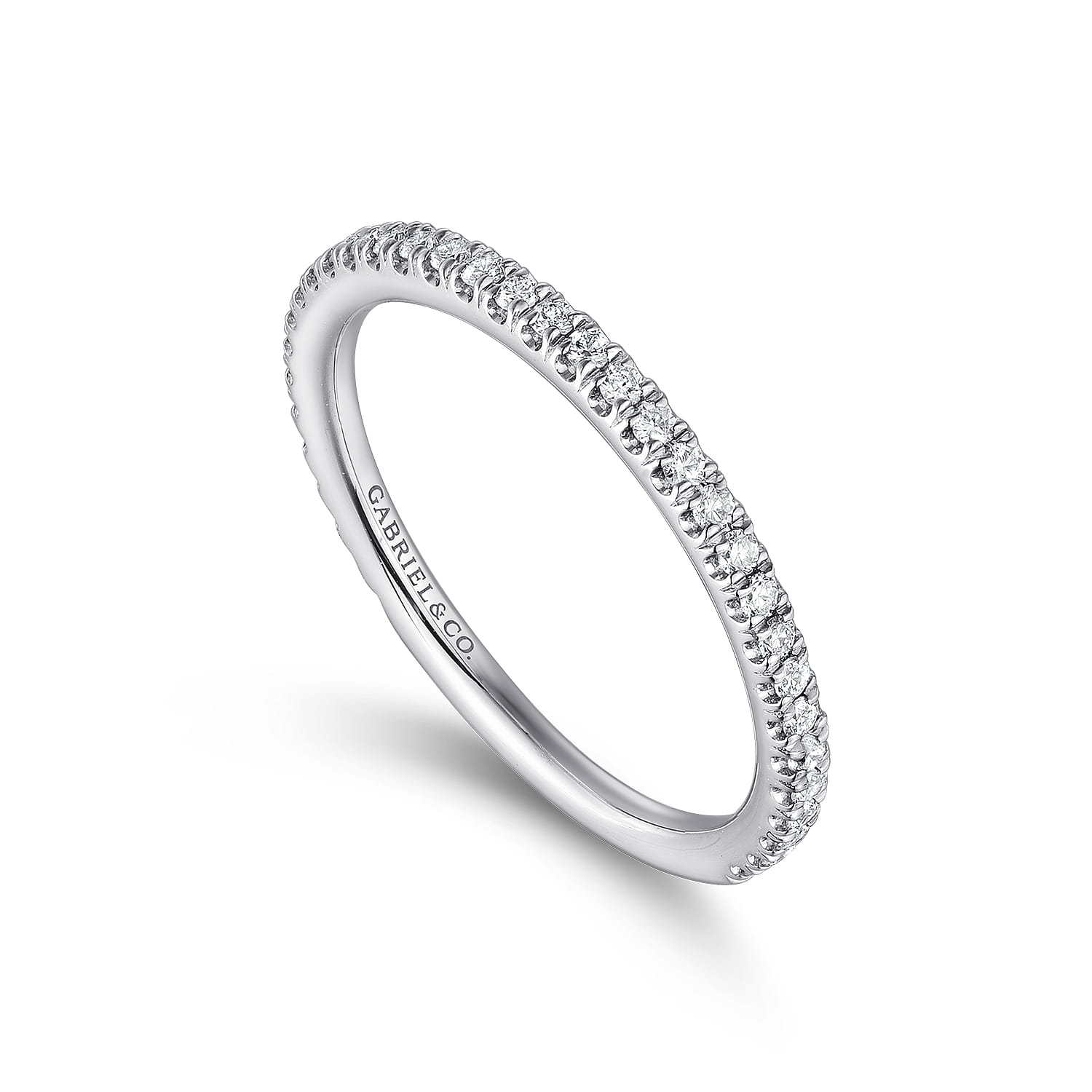 Matching Wedding Band in 14K White Gold, photograph 3