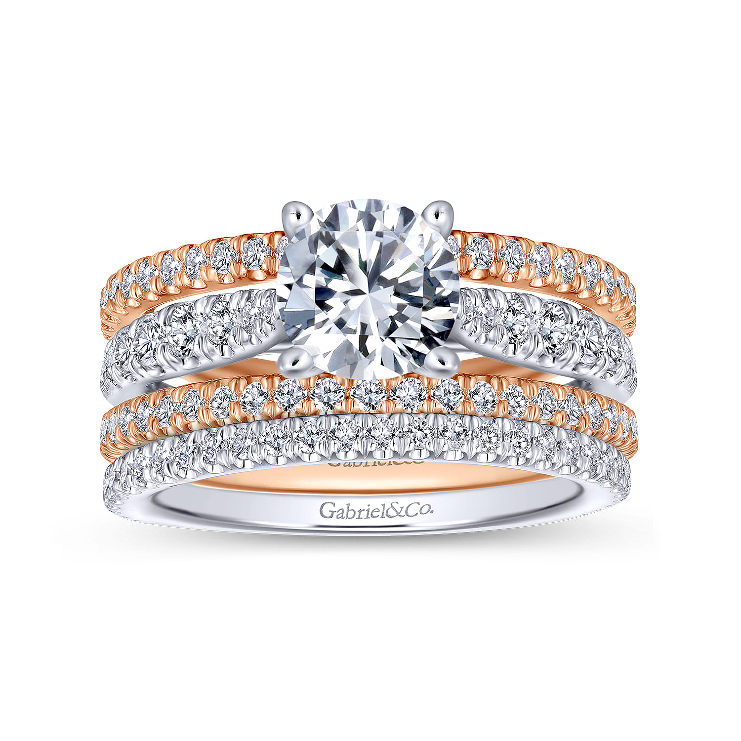 Matching Wedding Band in 14K White Gold, photograph 4