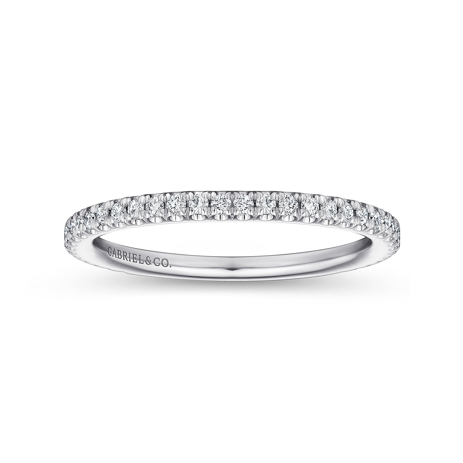 Matching Wedding Band in 14K White Gold, photograph 5
