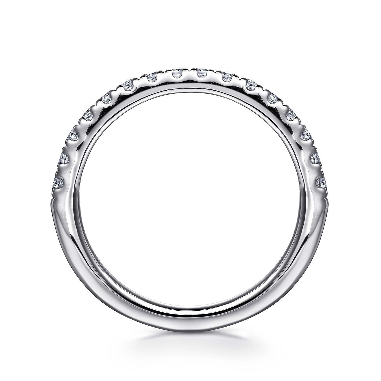 Matching Wedding Band in 14K White Gold, photograph 2