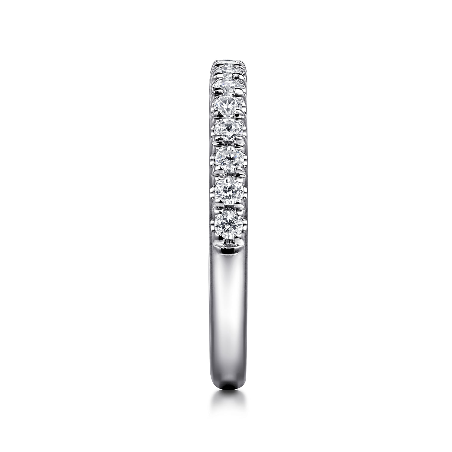 Matching Wedding Band in 14K White Gold, photograph 4