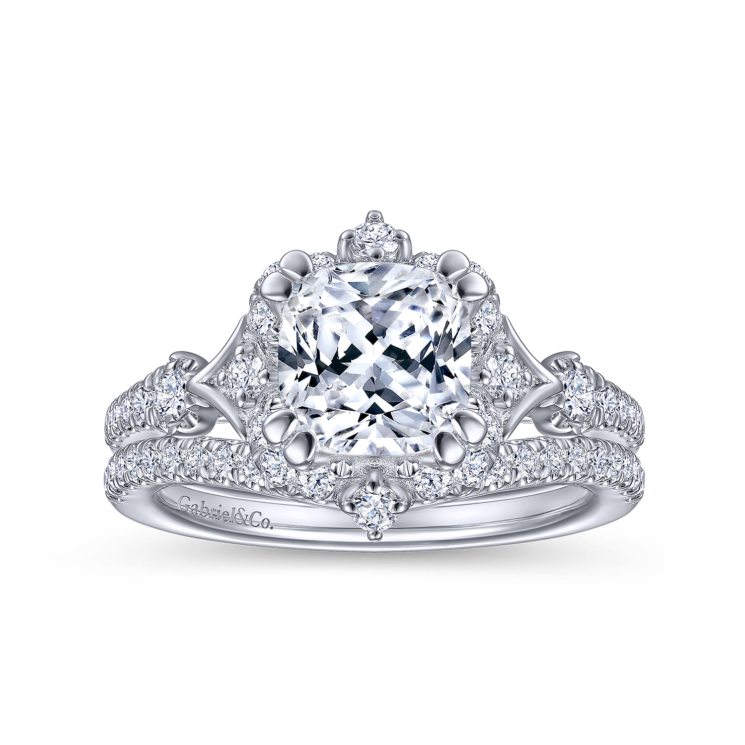 Matching Wedding Band in 14K White Gold, photograph 4