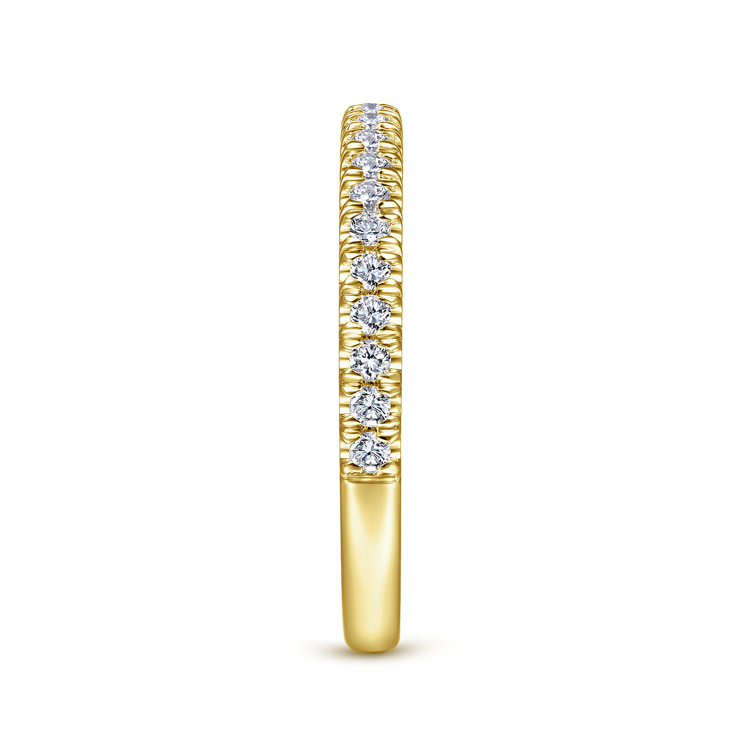 Matching Wedding Band in 14K Yellow Gold, photograph 5