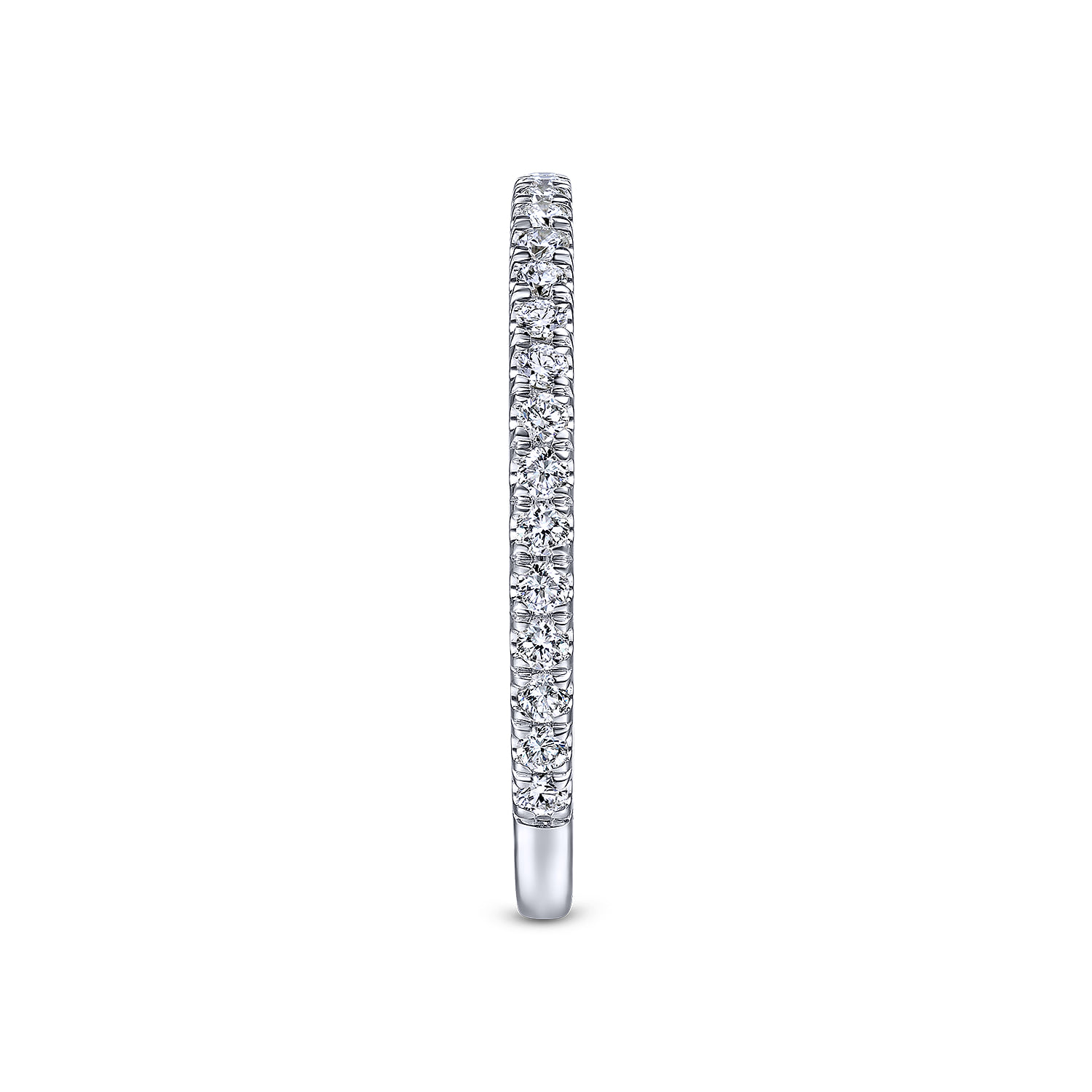 Matching Wedding Band in 14K White Gold, photograph 5