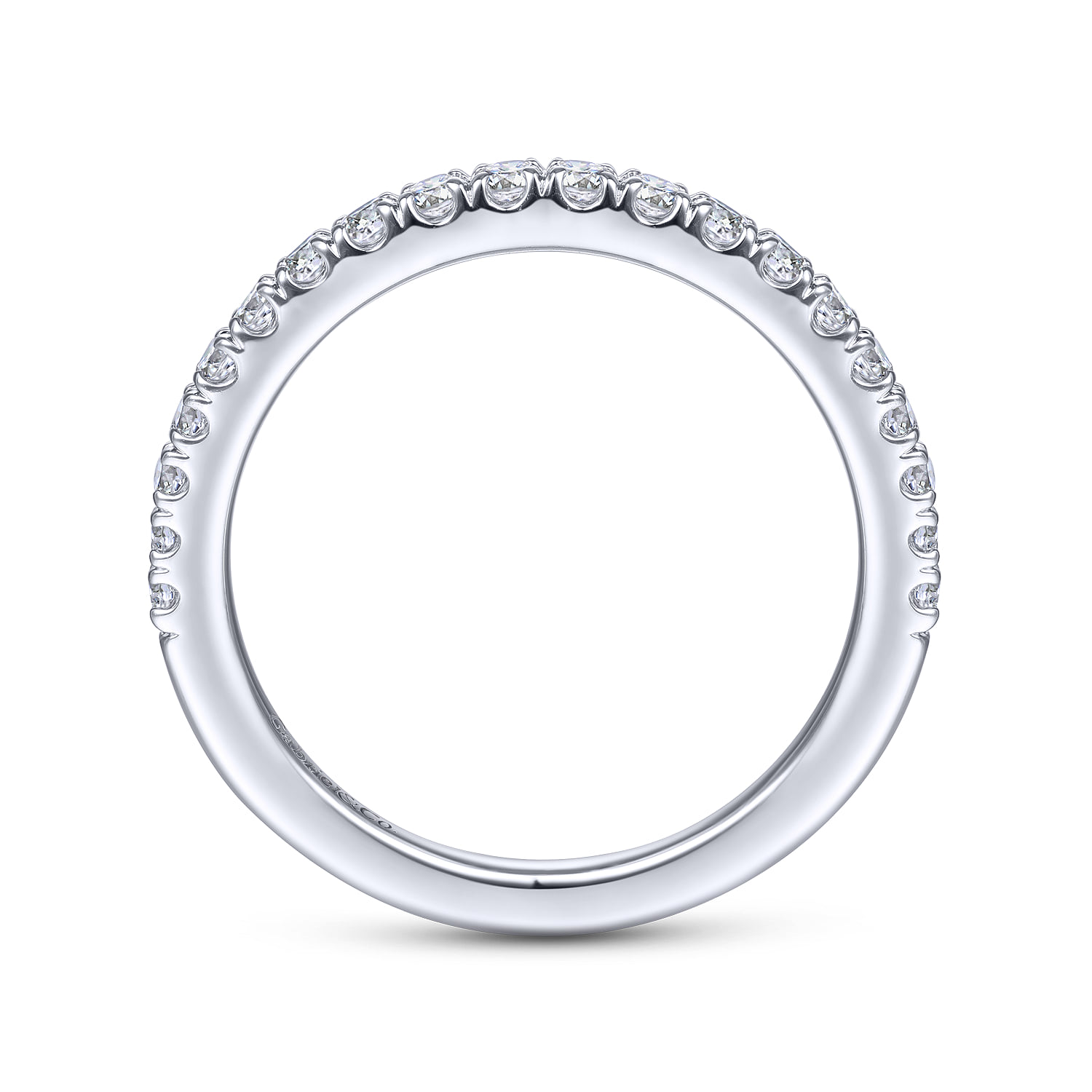 Matching Wedding Band in 14K White Gold, photograph 2