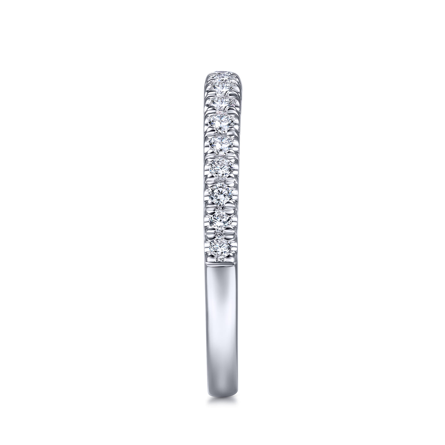 Matching Wedding Band in 14K White Gold, photograph 5
