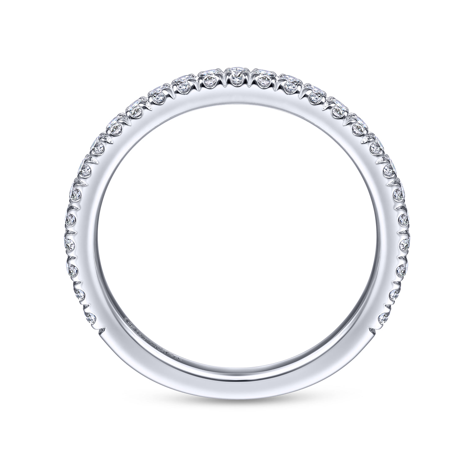 Matching Wedding Band in 14K White Gold, photograph 2