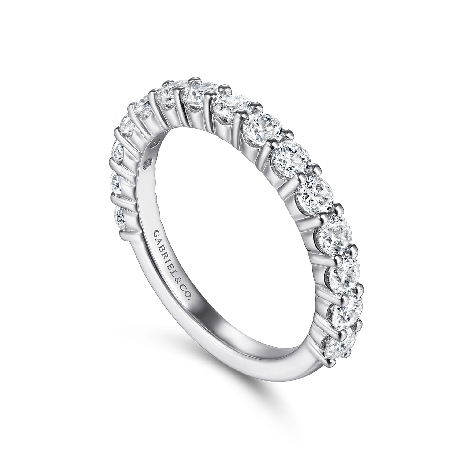 Matching Wedding Band in 14K White Gold, photograph 3