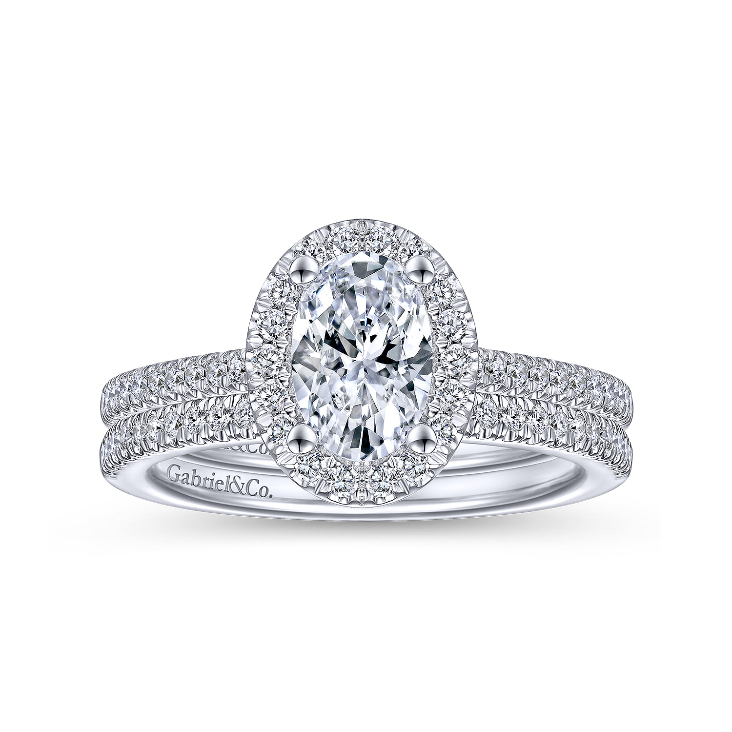Matching Wedding Band in 14K White Gold, photograph 2
