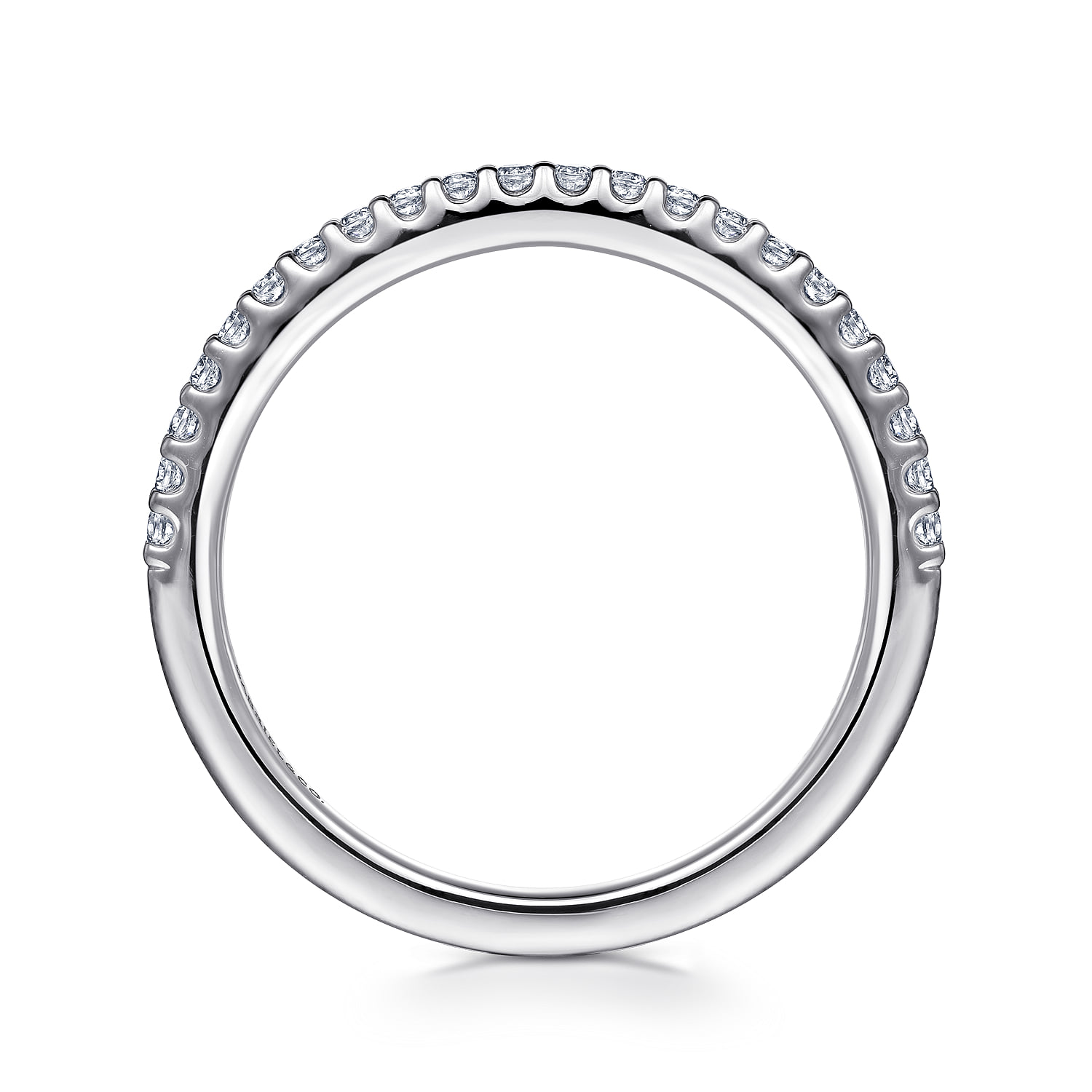 Matching Wedding Band in 14K White Gold, photograph 2