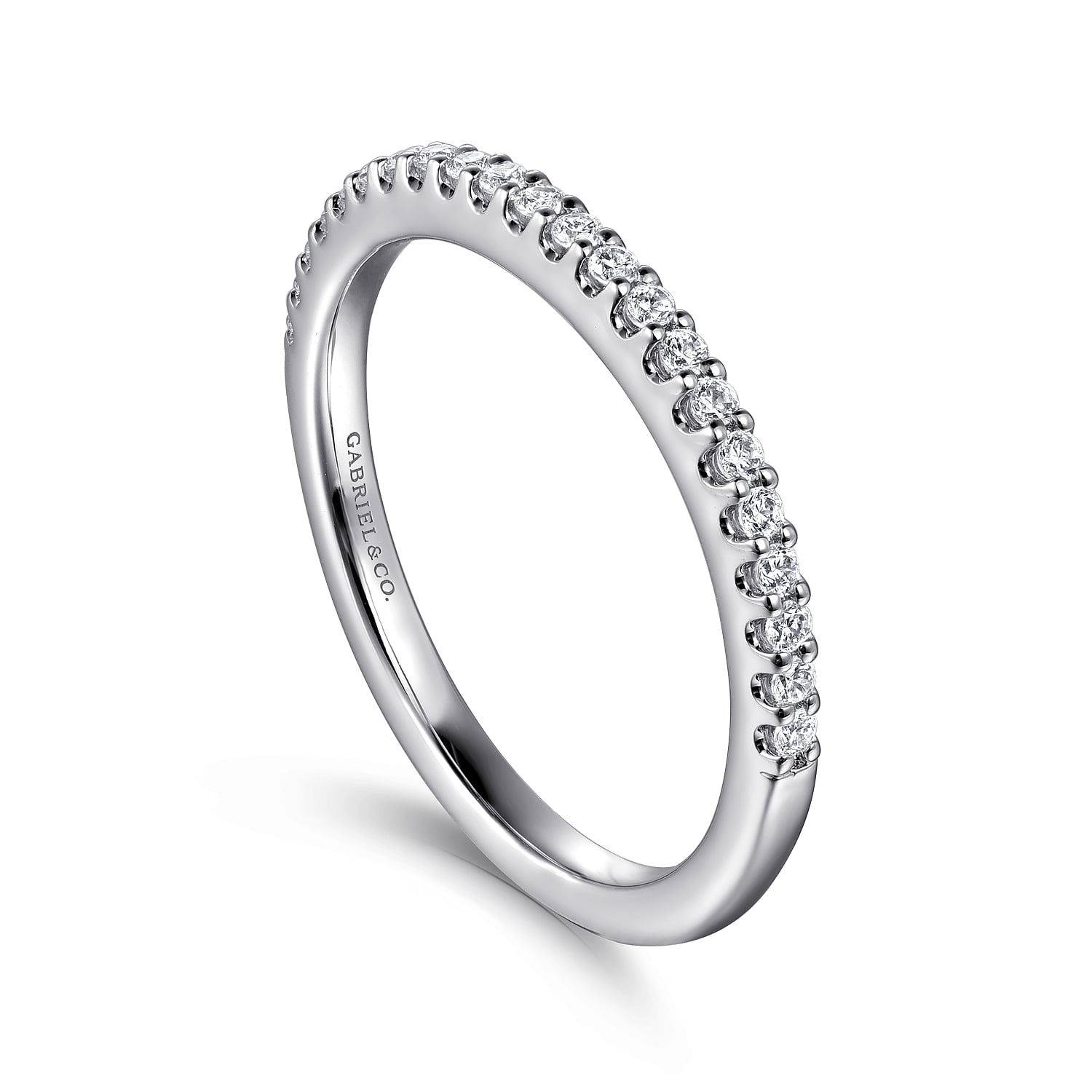 Matching Wedding Band in 14K White Gold, photograph 3