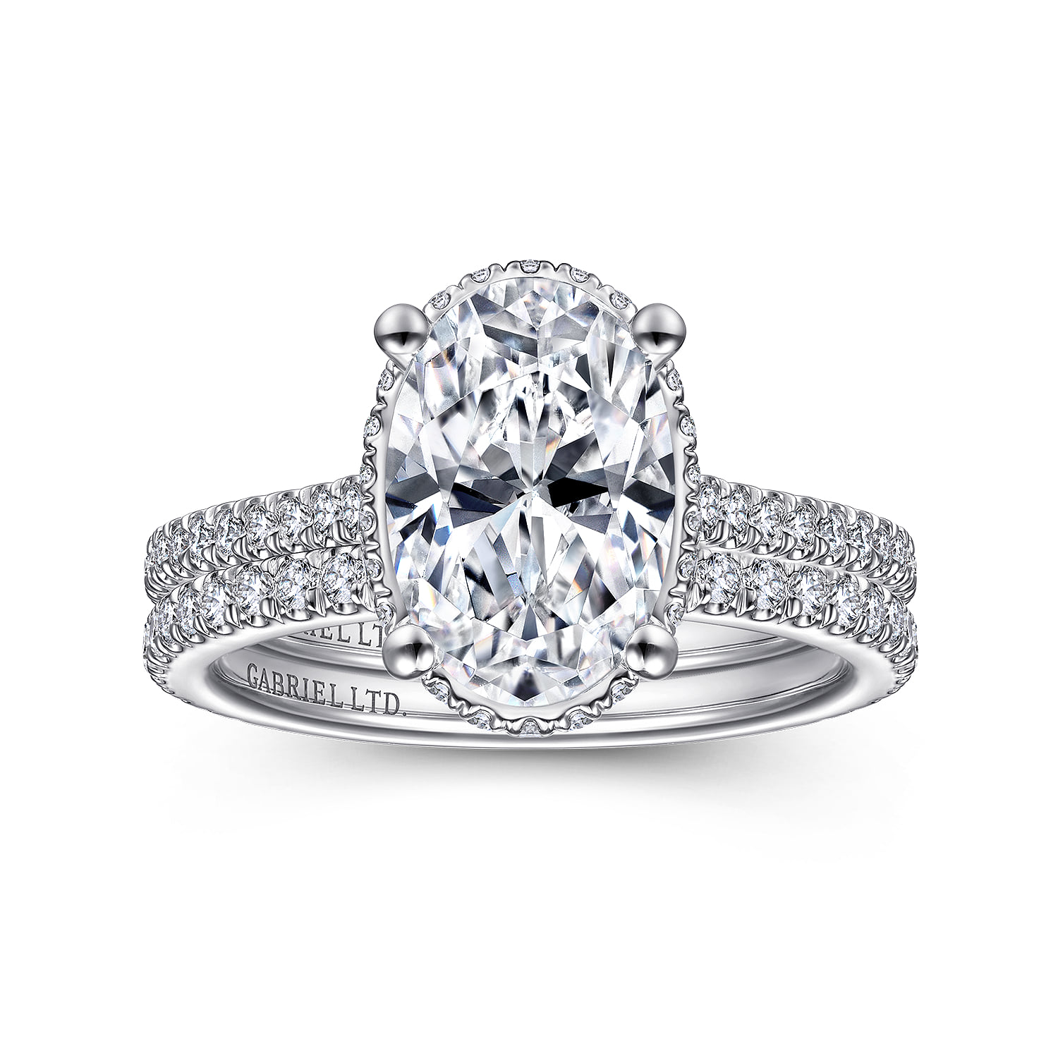 Matching Wedding Band in 14K White Gold, photograph 4