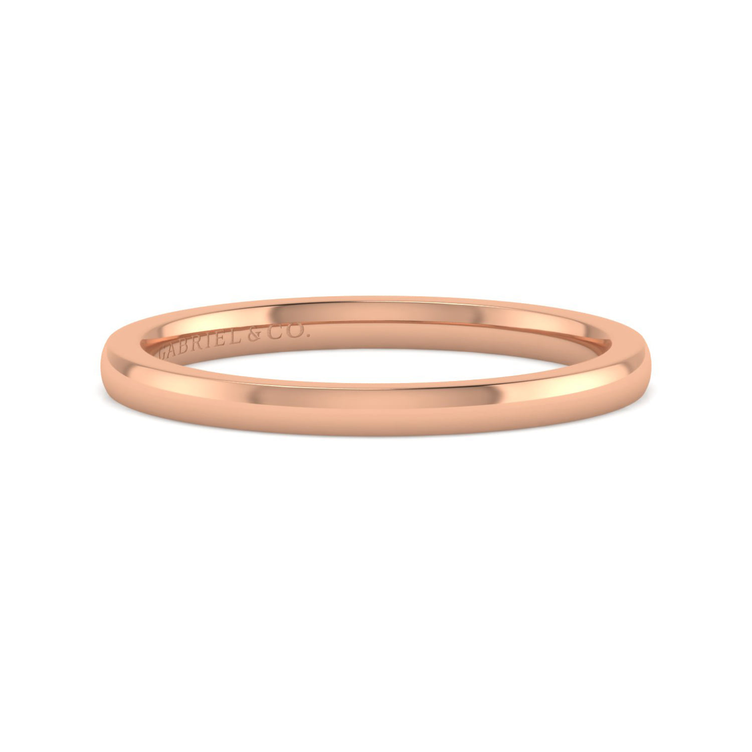 Matching Wedding Band in 14K Rose Gold