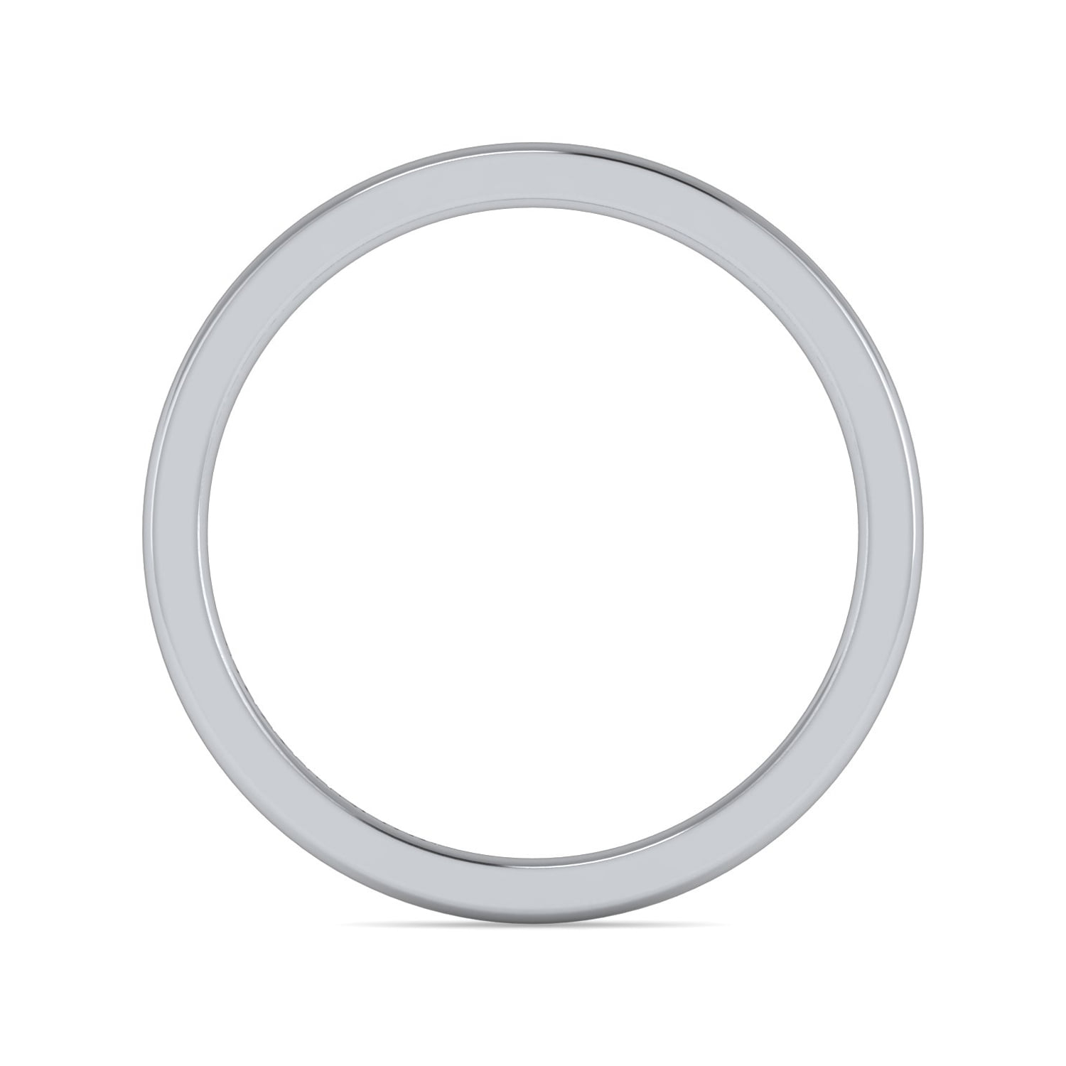 Matching Wedding Band in 14K White Gold, photograph 2