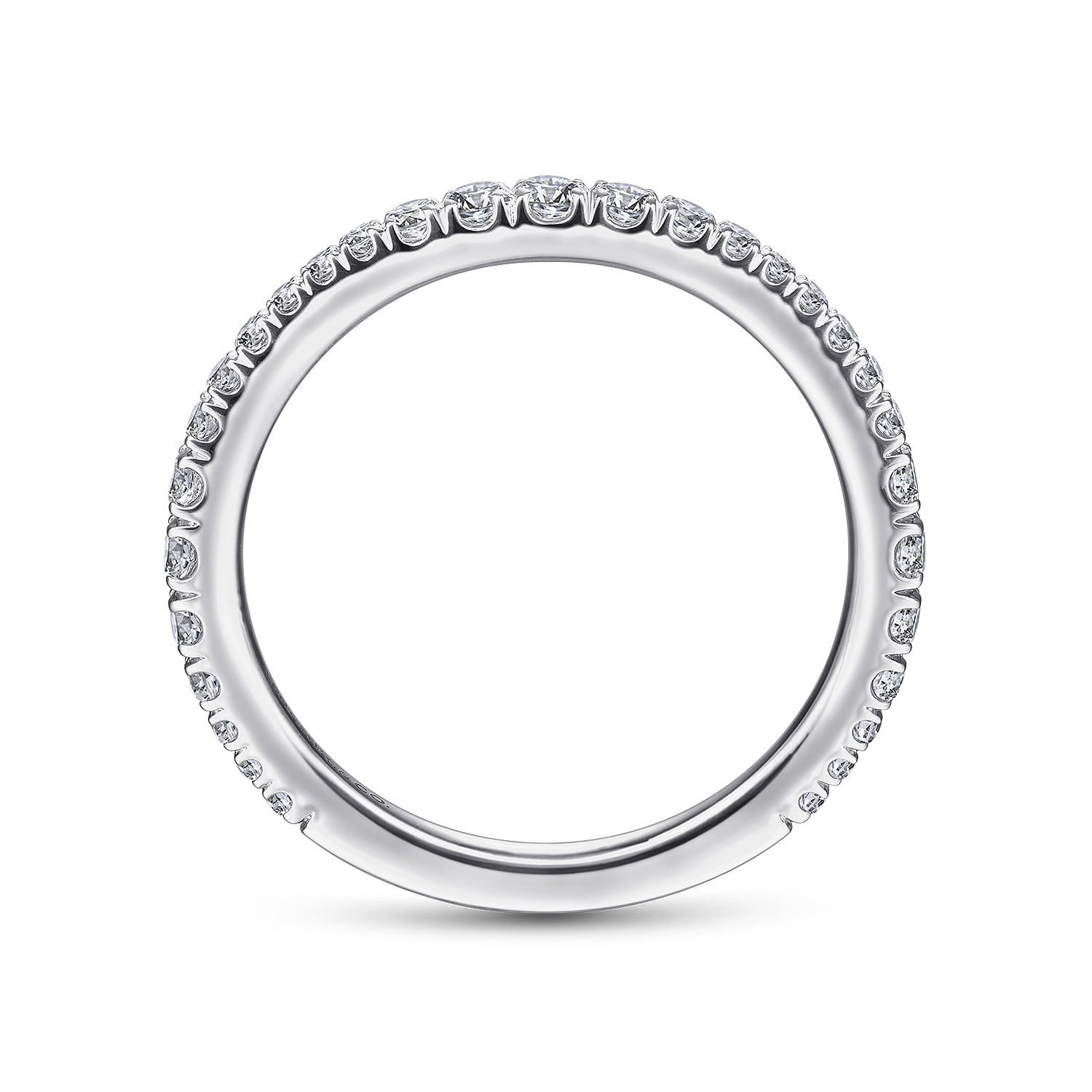 Matching Wedding Band in 14K White Gold, photograph 2