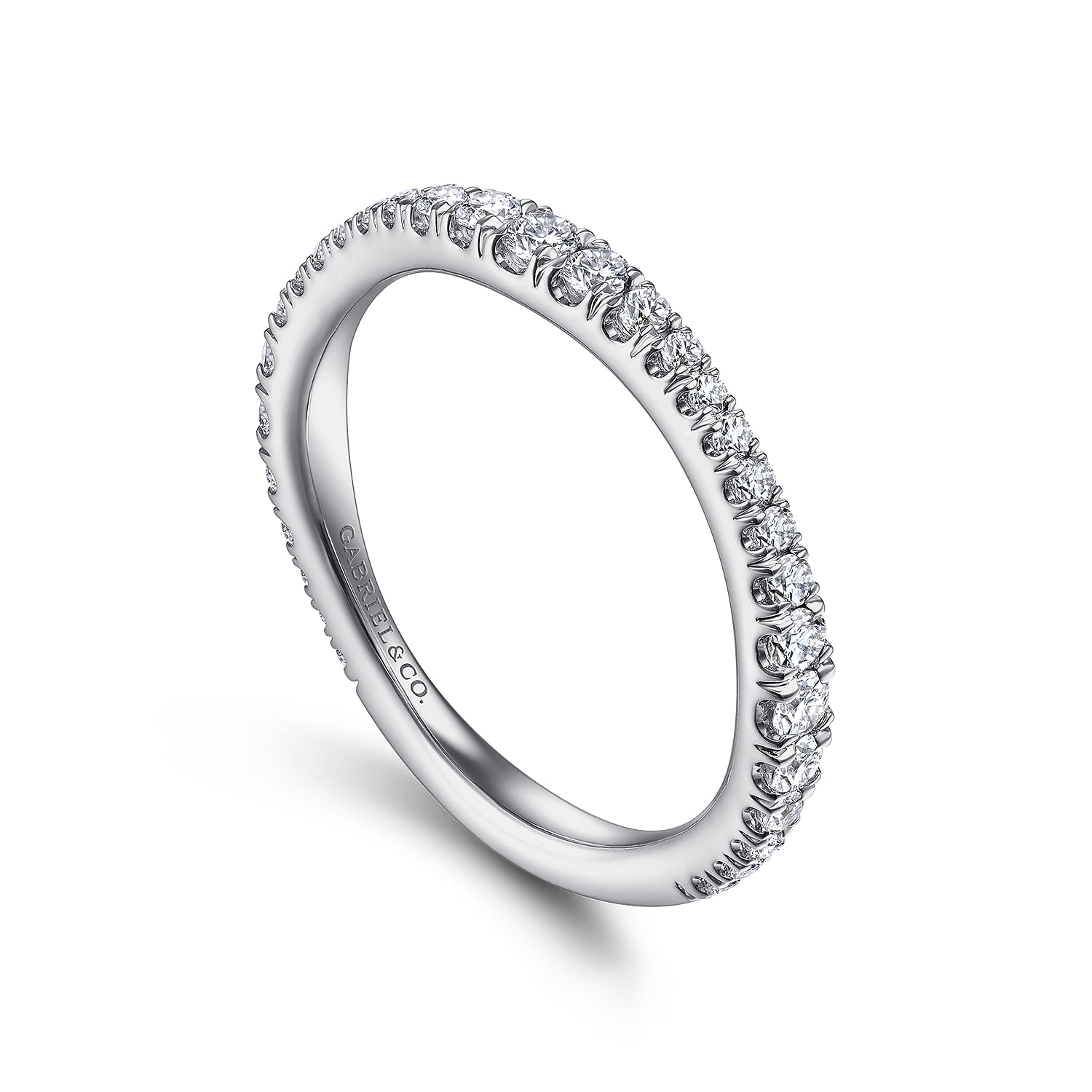 Matching Wedding Band in 14K White Gold, photograph 3