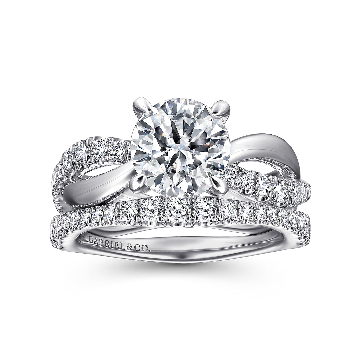 Matching Wedding Band in 14K White Gold, photograph 4
