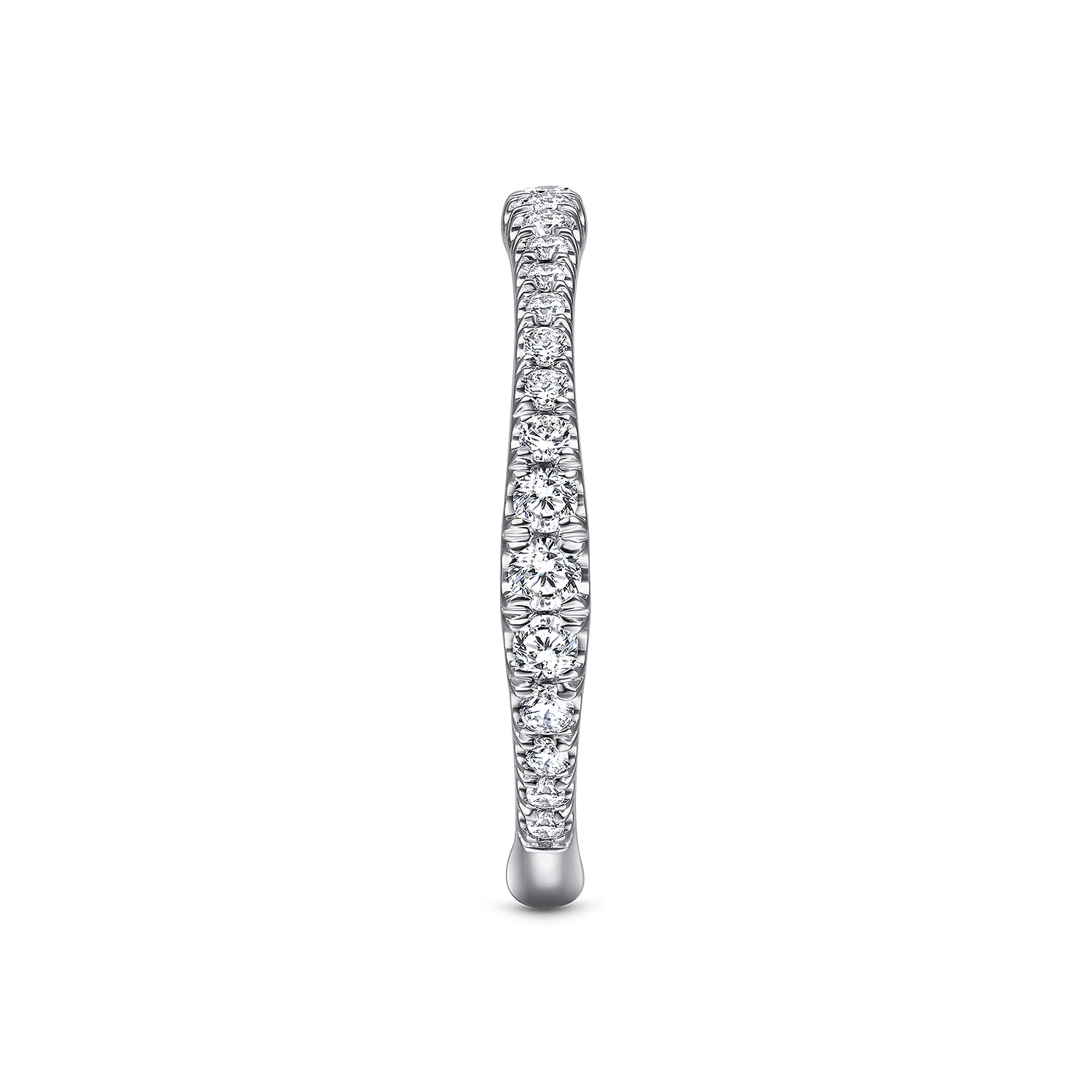 Matching Wedding Band in 14K White Gold, photograph 5