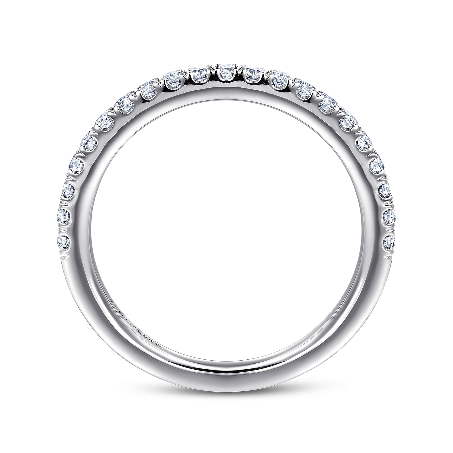 Matching Wedding Band in 14K White Gold, photograph 2