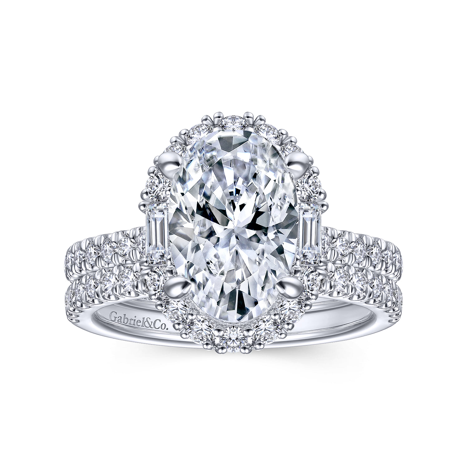 Matching Wedding Band in 14K White Gold, photograph 4