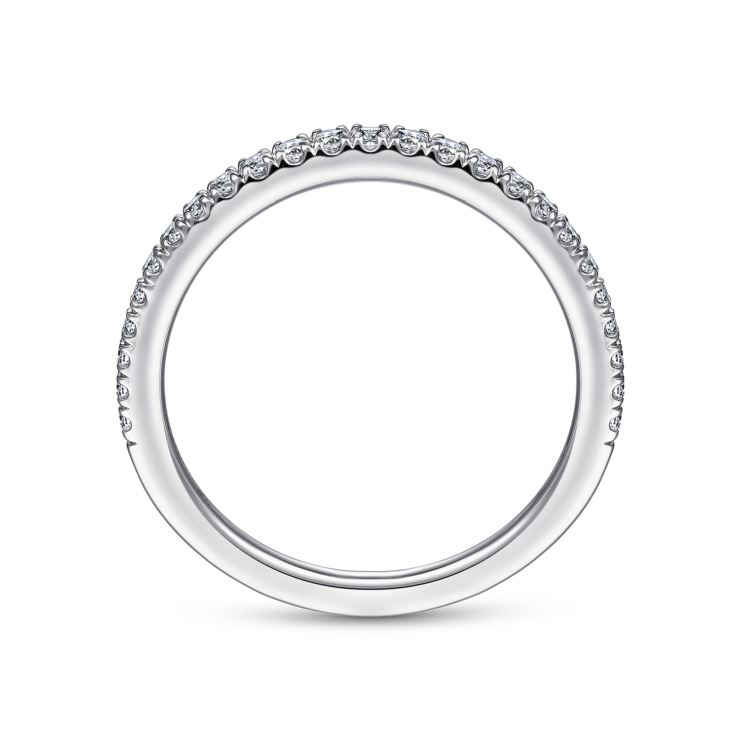 Matching Wedding Band in 14K White Gold, photograph 2