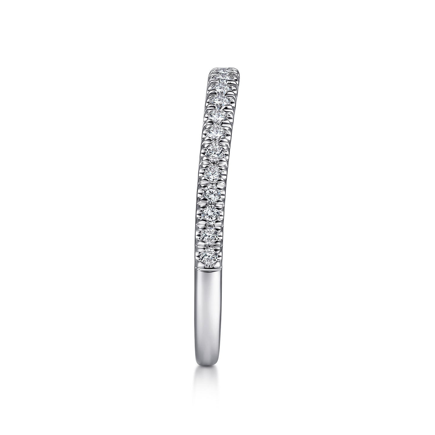 Matching Wedding Band in 14K White Gold, photograph 5