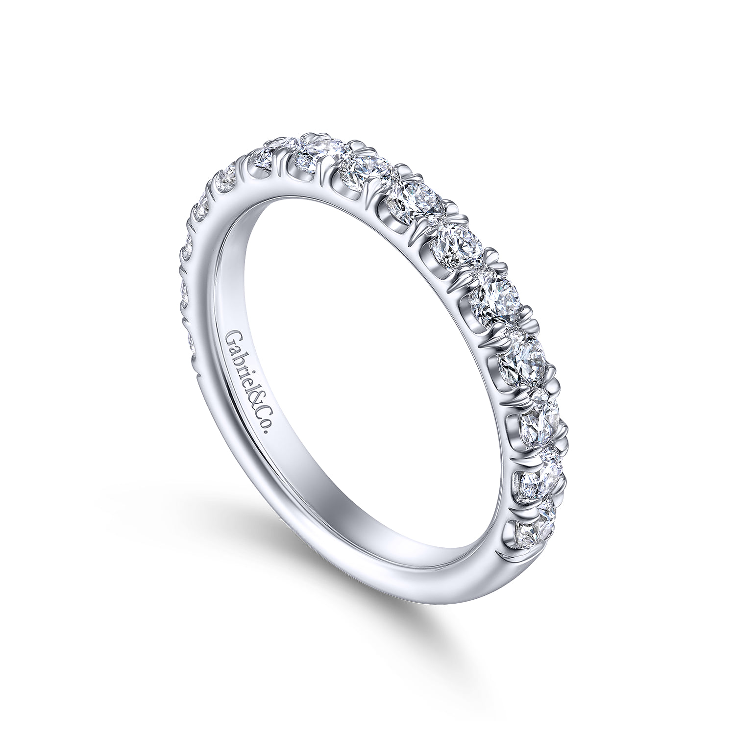 Matching Wedding Band in 14K White Gold, photograph 3