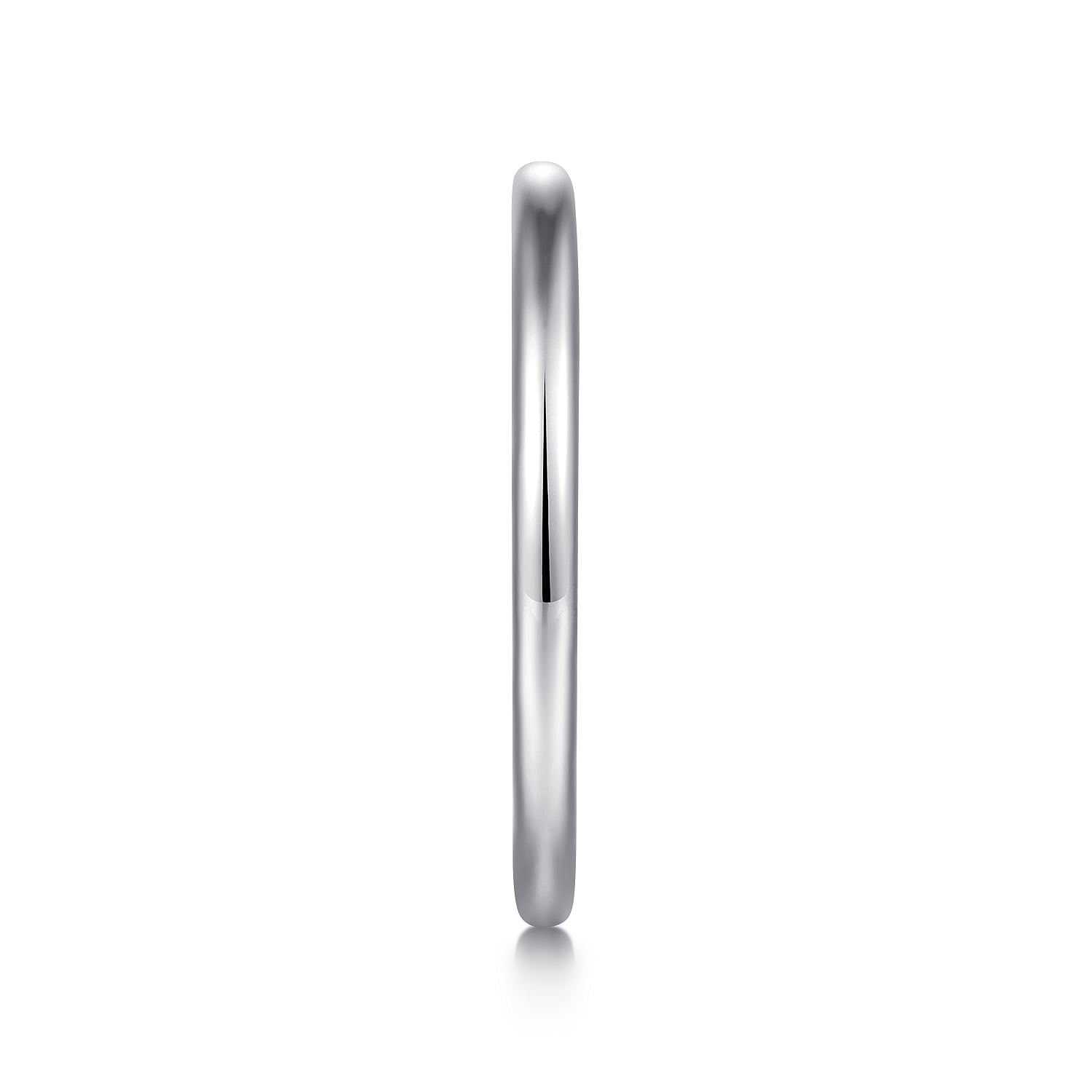 Diamond Matching Wedding Band in 14K White Gold, photograph 5