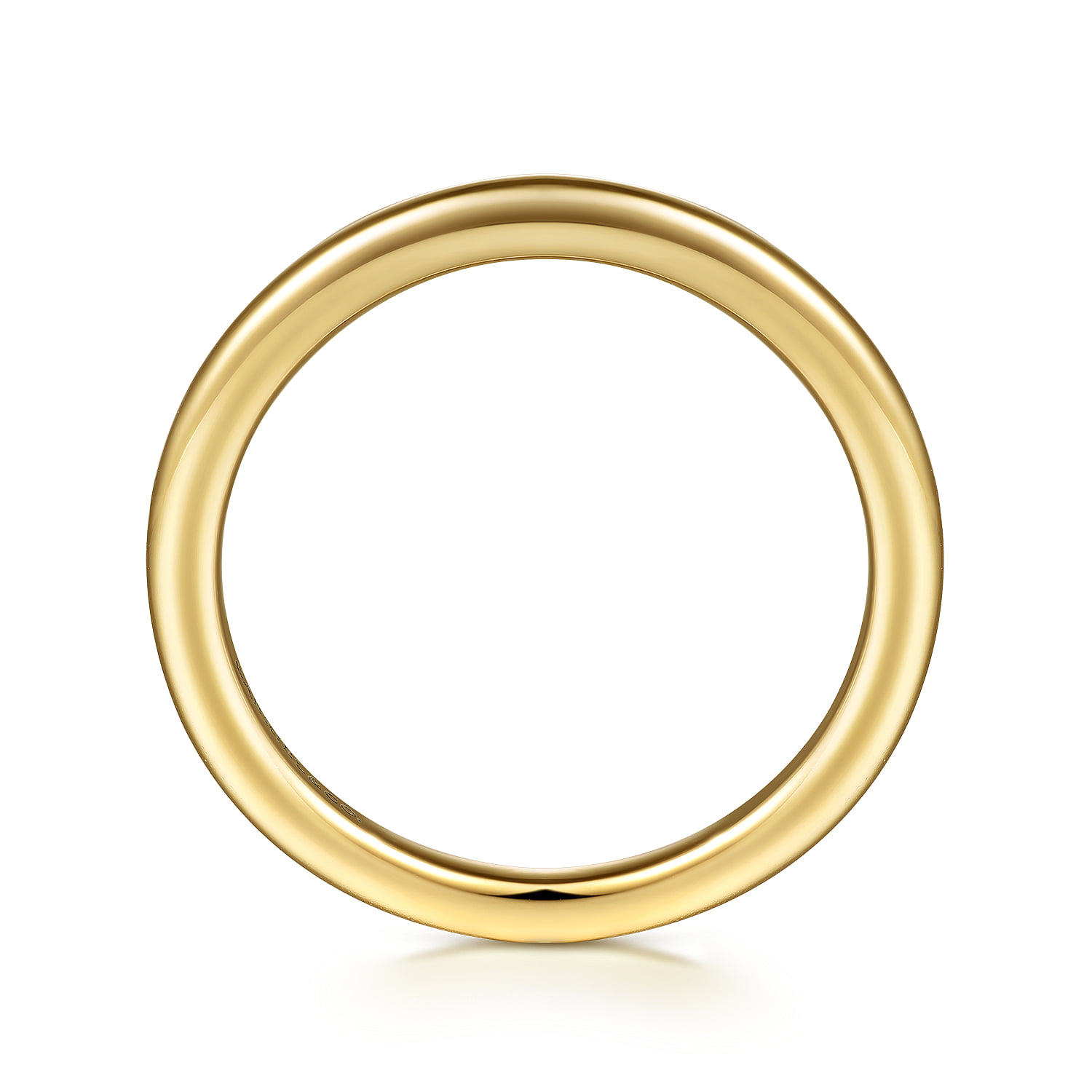 Matching Wedding Band in 14K Yellow Gold, photograph 2