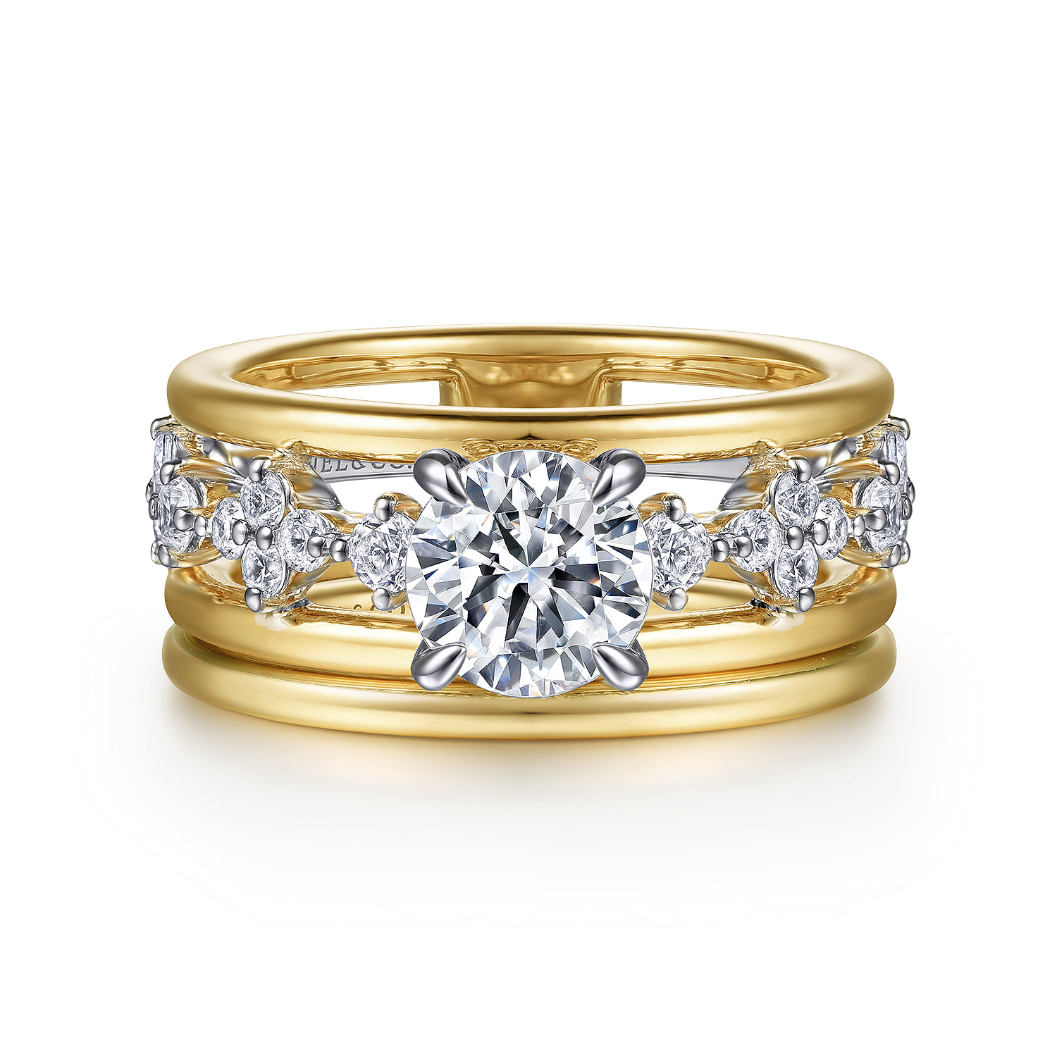 Matching Wedding Band in 14K Yellow Gold, photograph 4