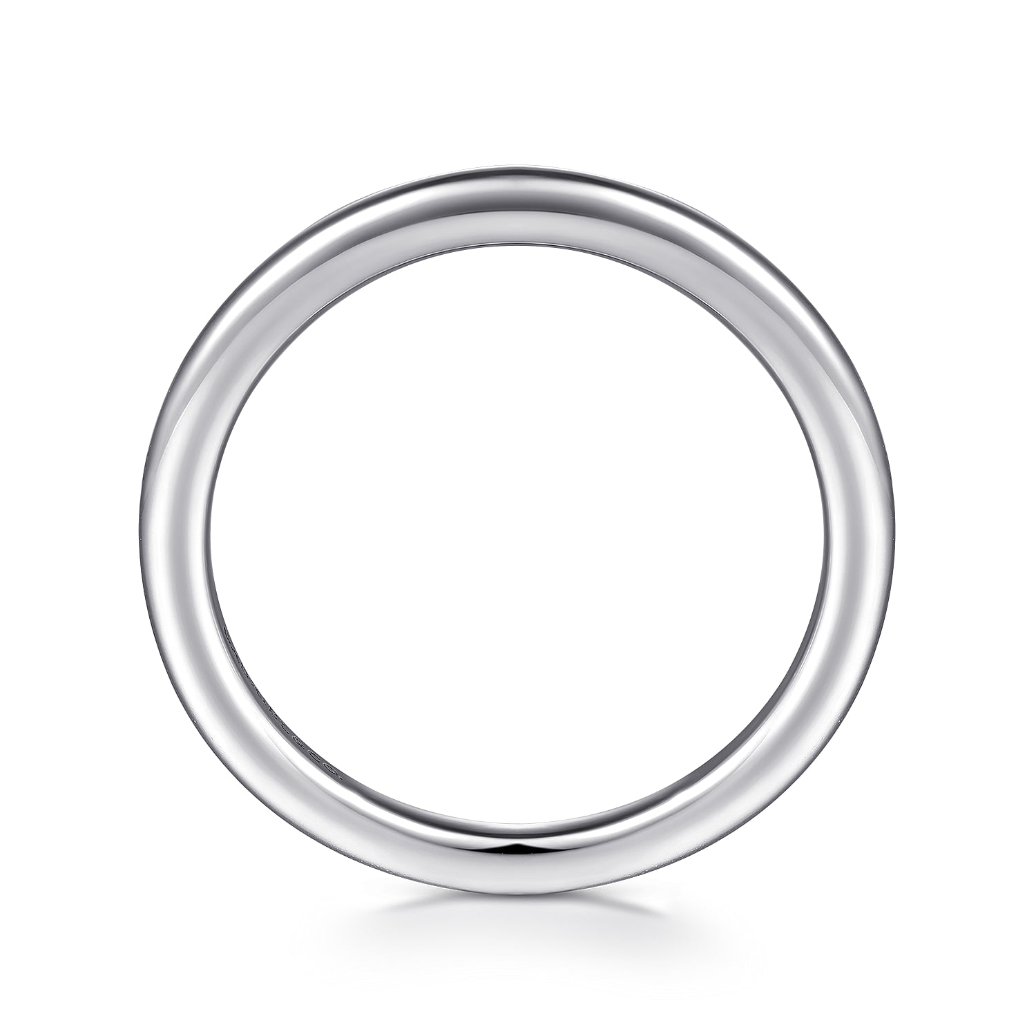 Diamond Matching Wedding Band in 14K White Gold, photograph 2