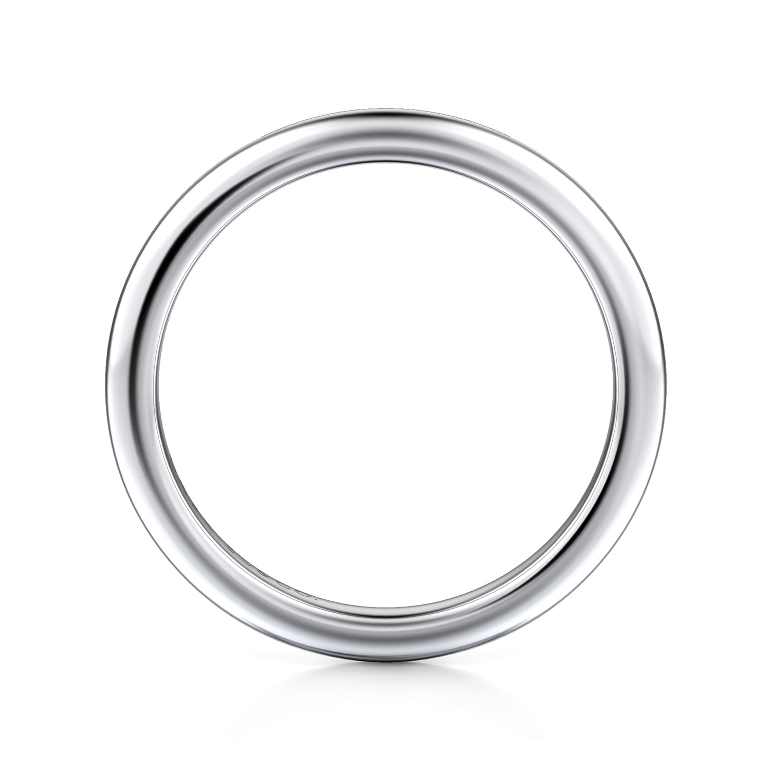 Matching Wedding Band in 14K White Gold, photograph 2