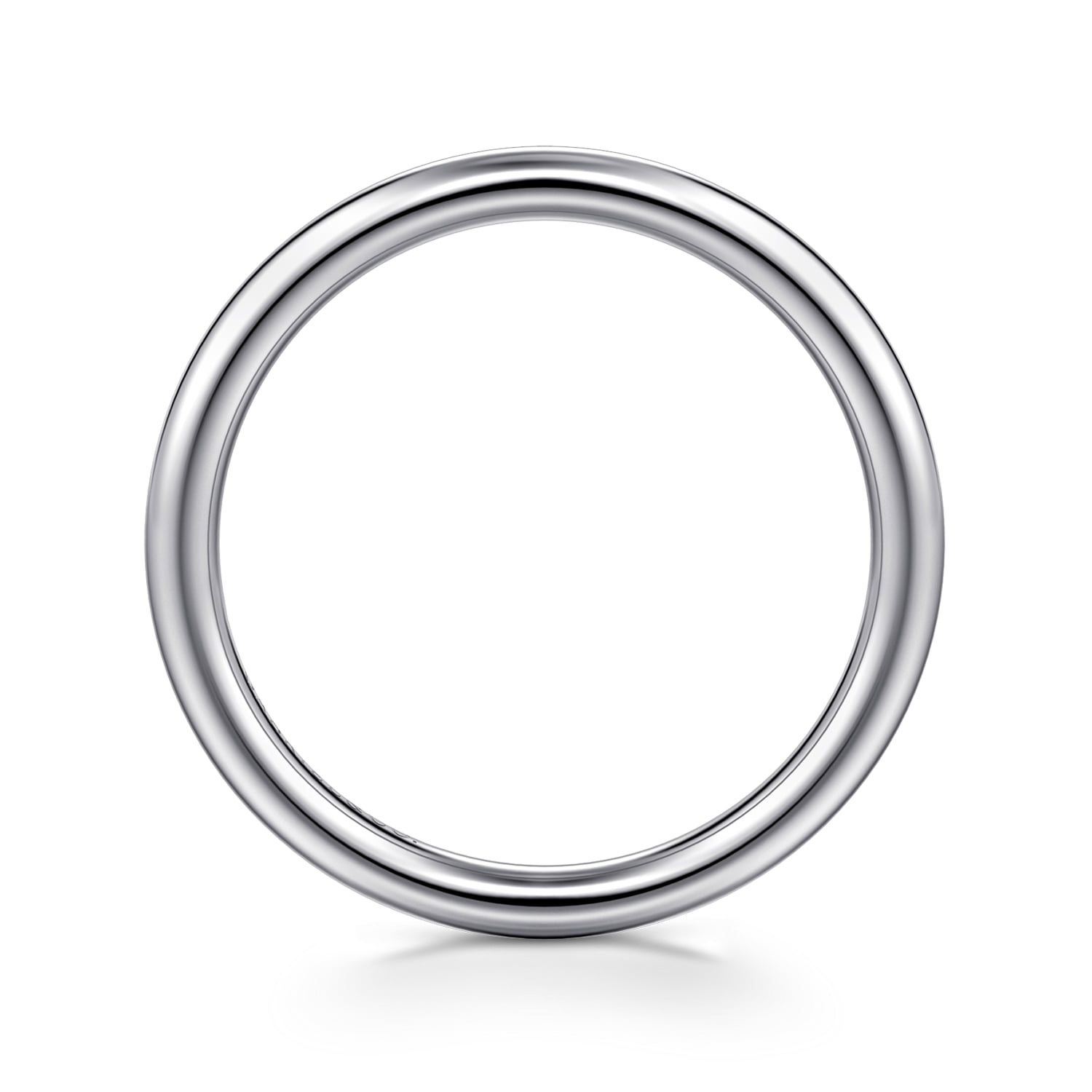 Matching Wedding Band in 14K White Gold, photograph 2