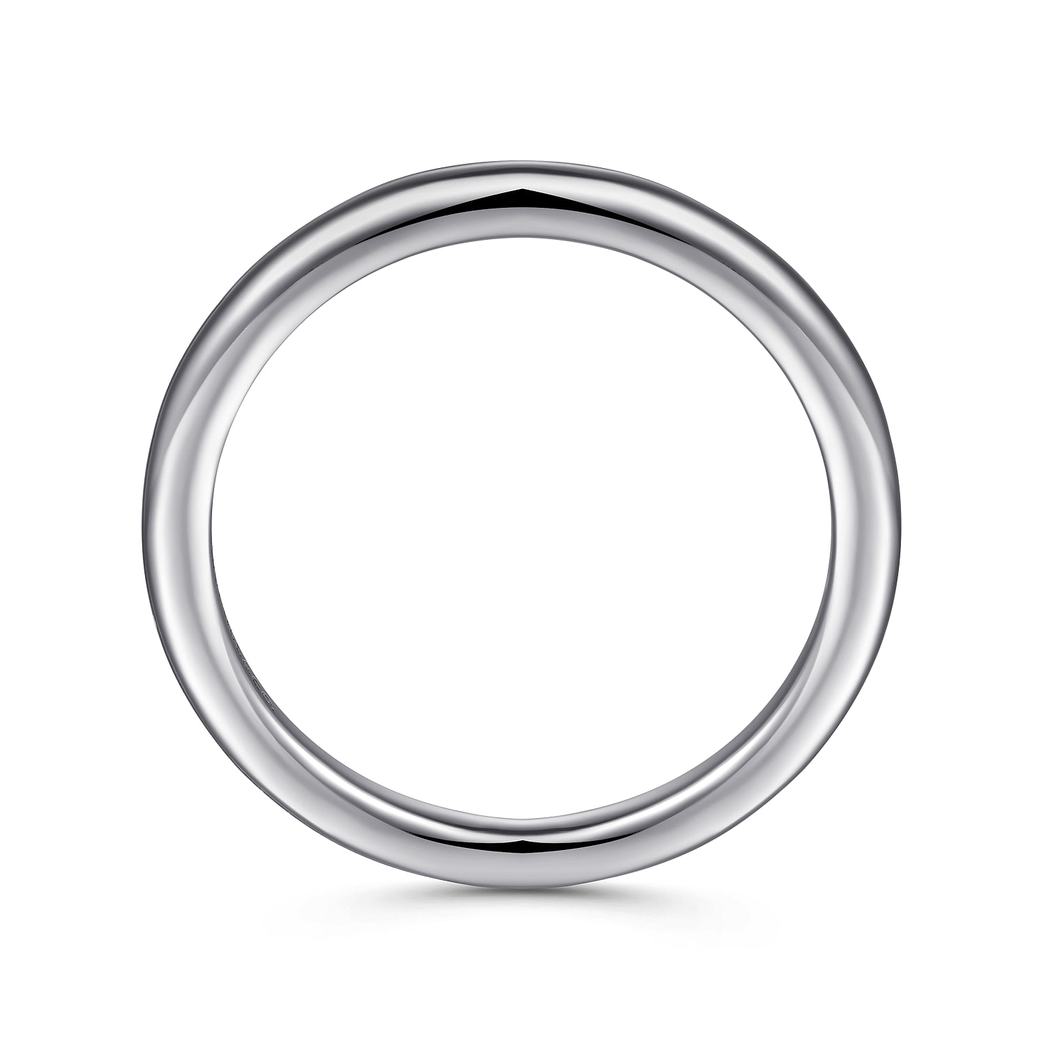 Matching Wedding Band in 14K White Gold, photograph 2