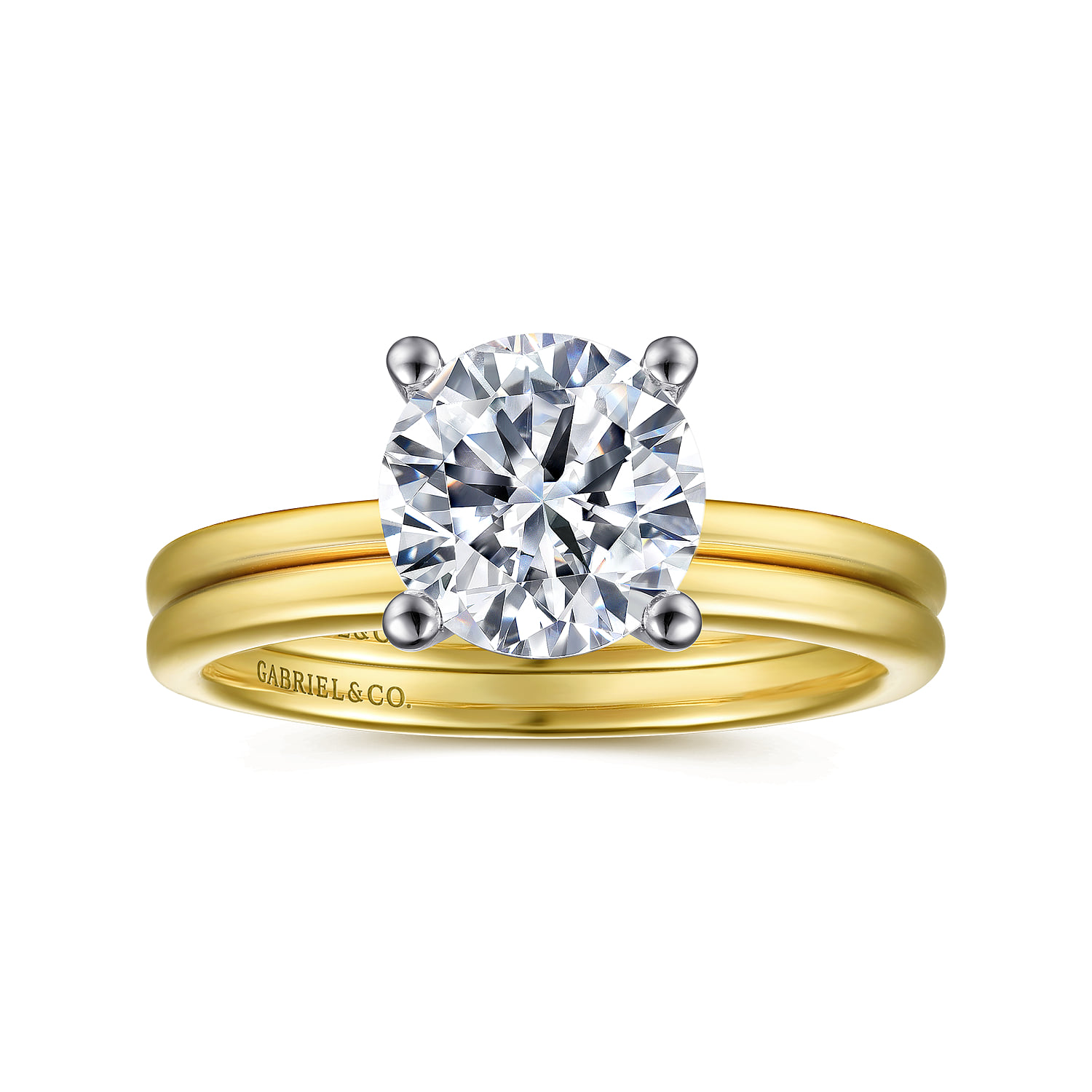 Matching Wedding Band in 14K Yellow Gold, photograph 4